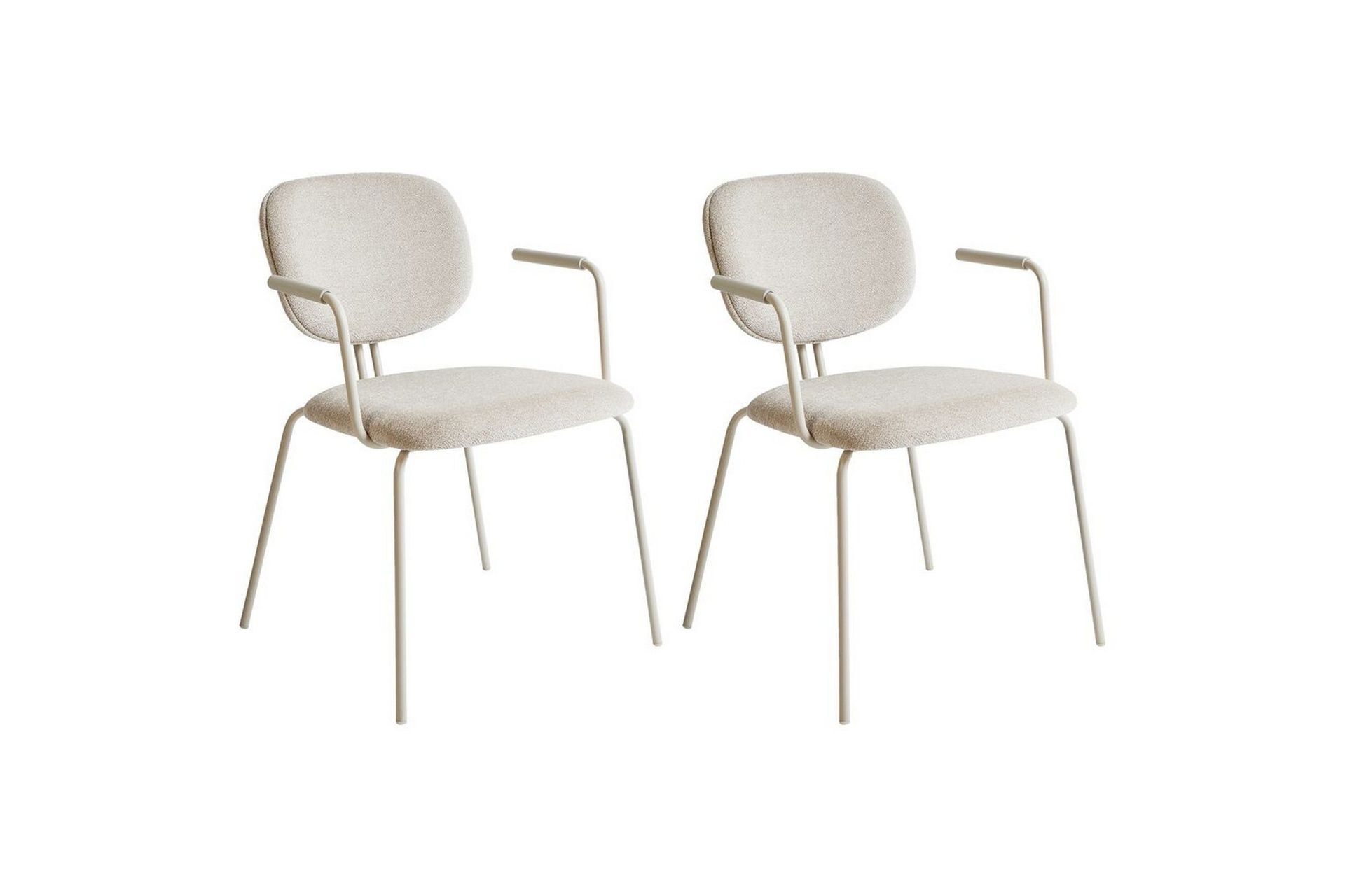 Set med 2 matstolar Carille -