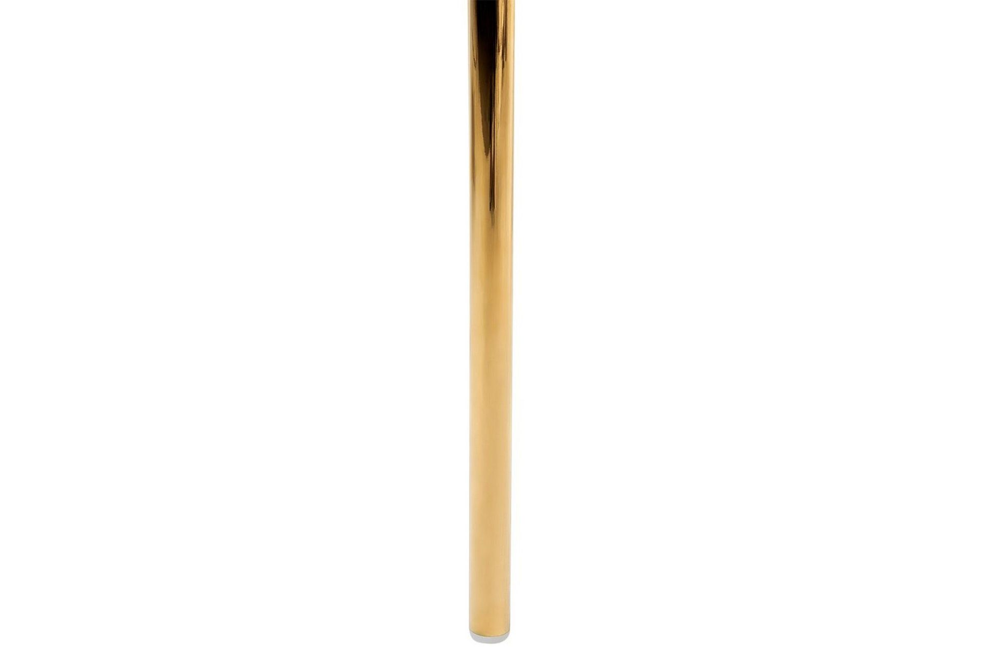Set med 2 matstolar Loverna - Vitt, guld/Sammet
