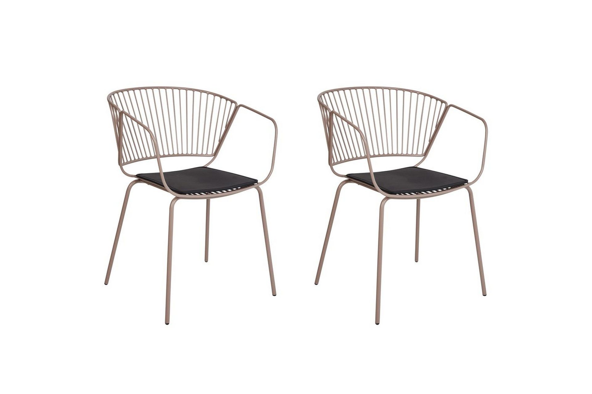 Set med 2 matstolar Rigby -