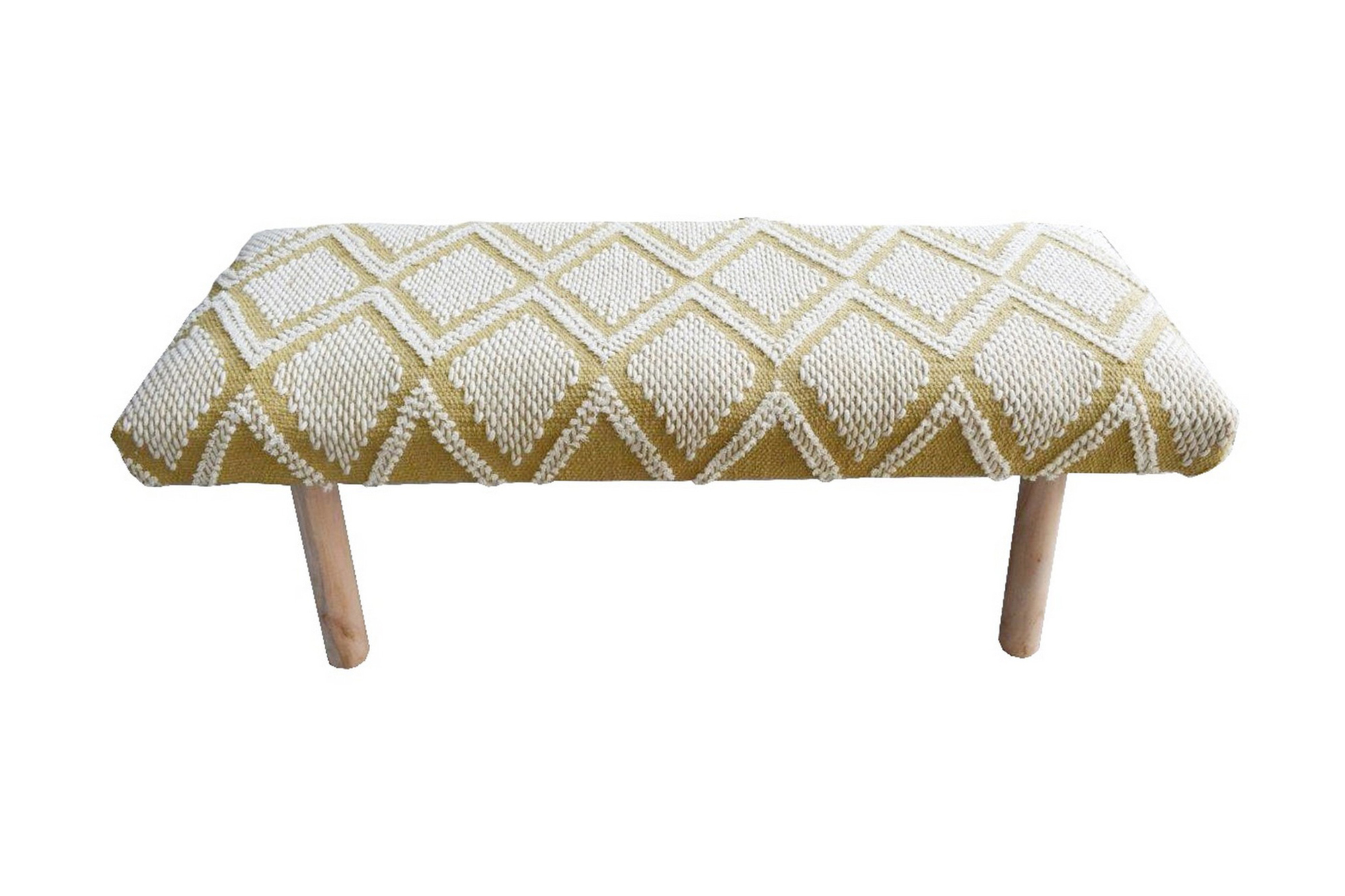 Bänk 120 cm Gul