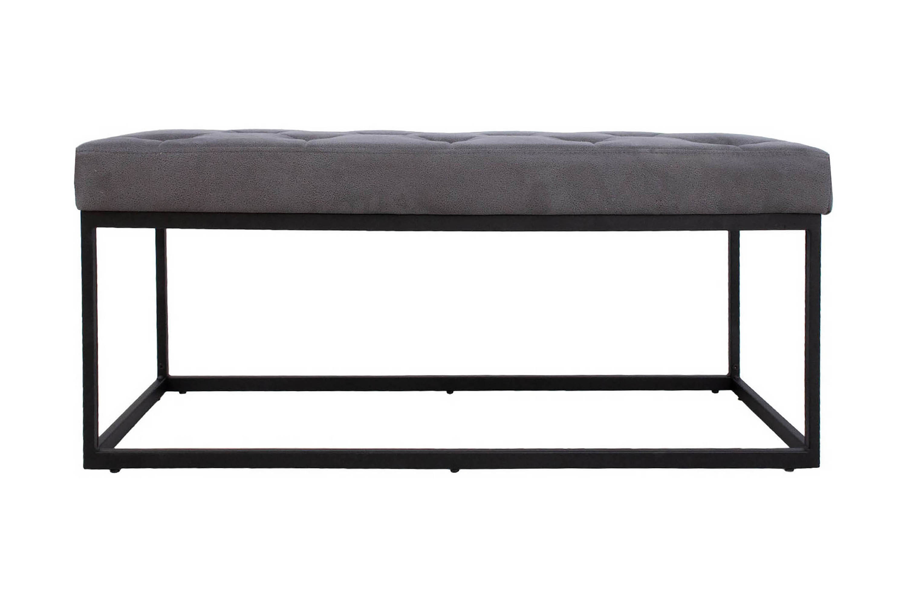 Bänk Brigite 100x35x47 cm Grå