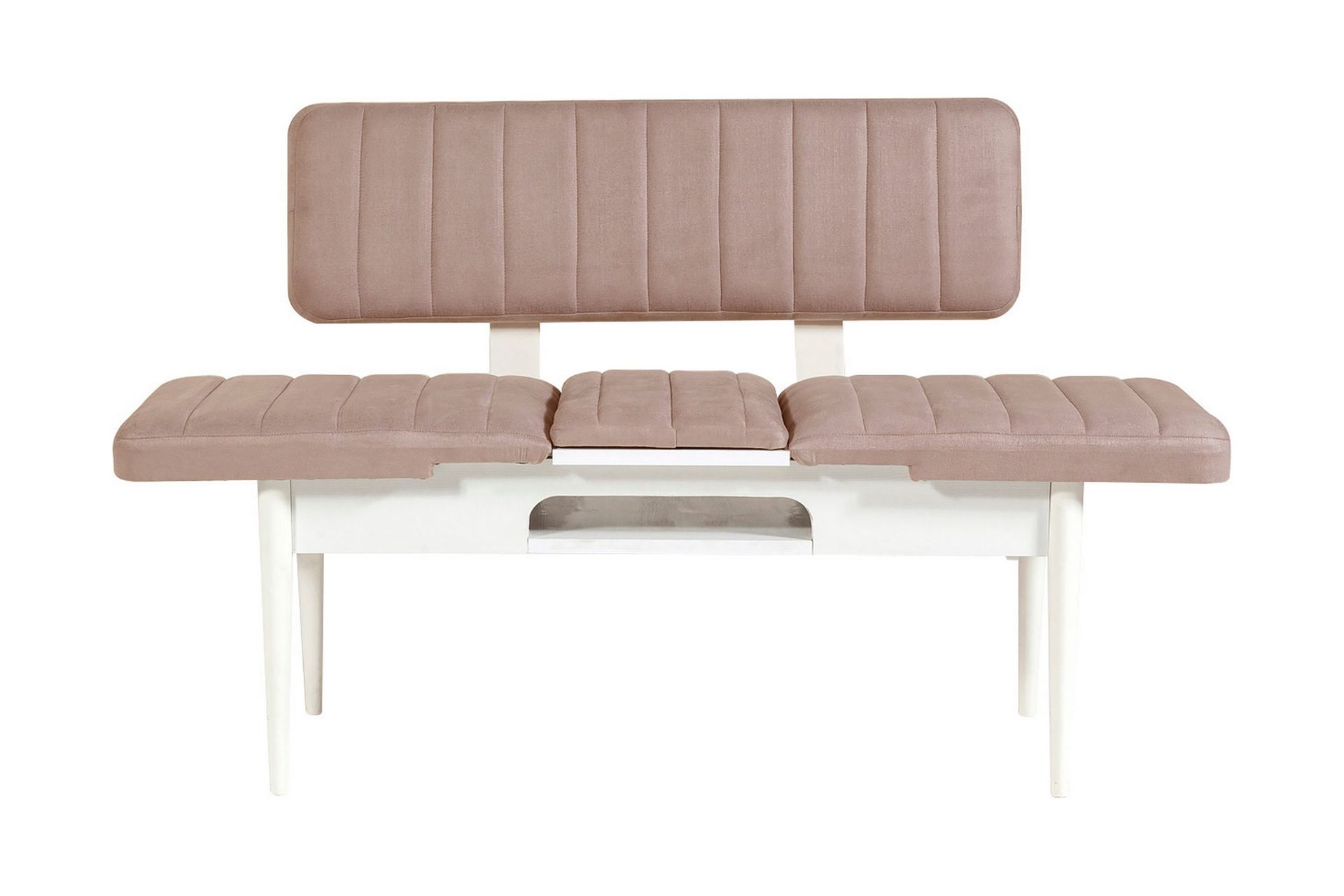 Valsot Sittbänk 110 cm - Vit/Grå