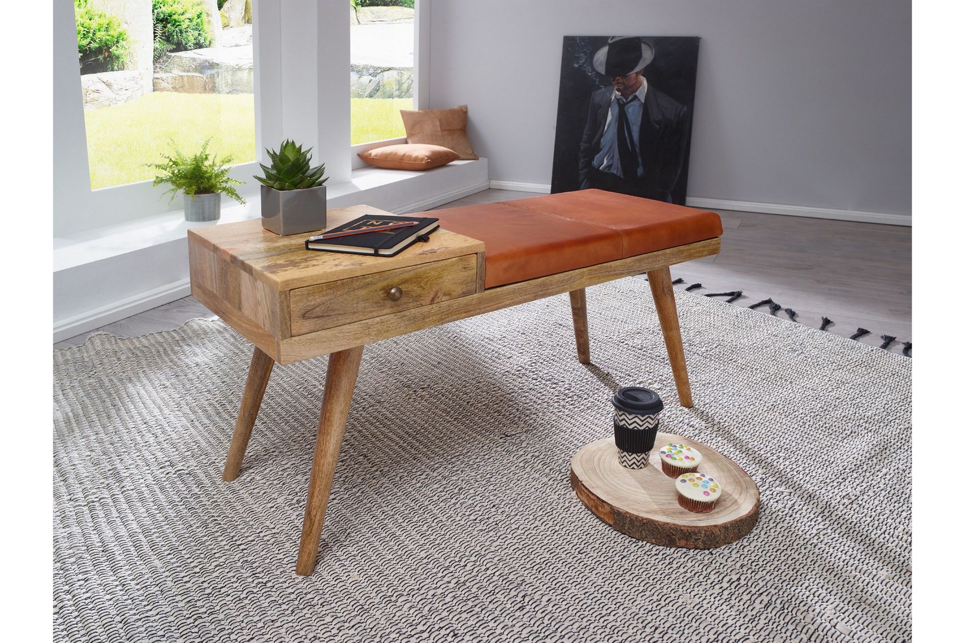 Peotter Sittb&auml;nk - Tr&auml;/natur