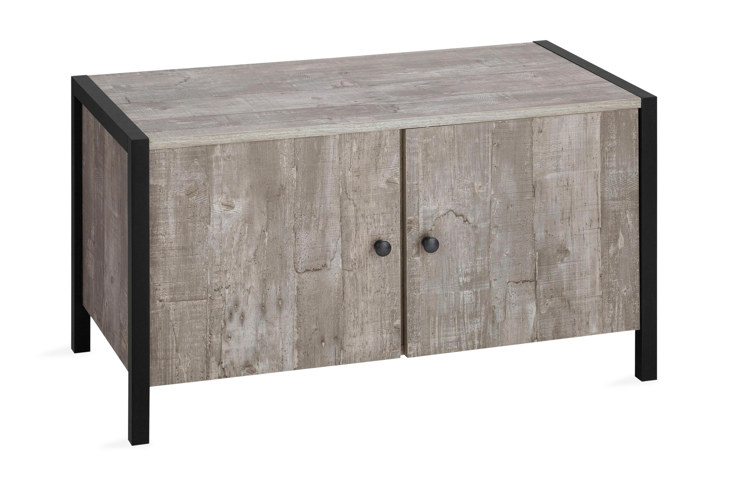 Sittbänk Canford 80 cm GråSvart