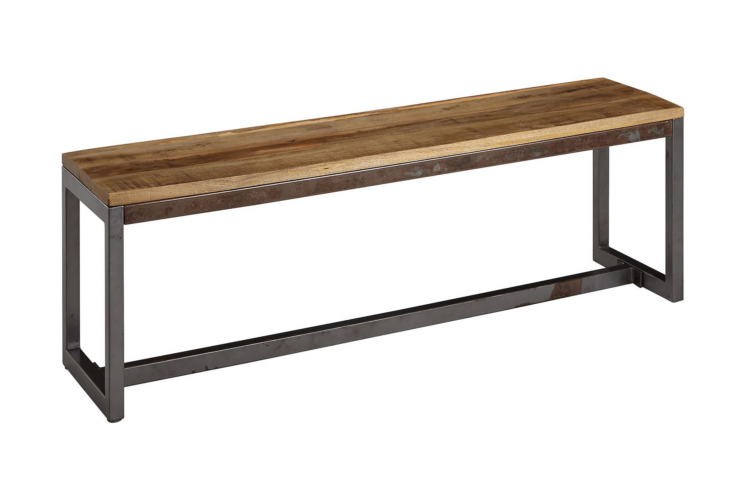 Sittbänk Clanton 120 cm Brun/Svart
