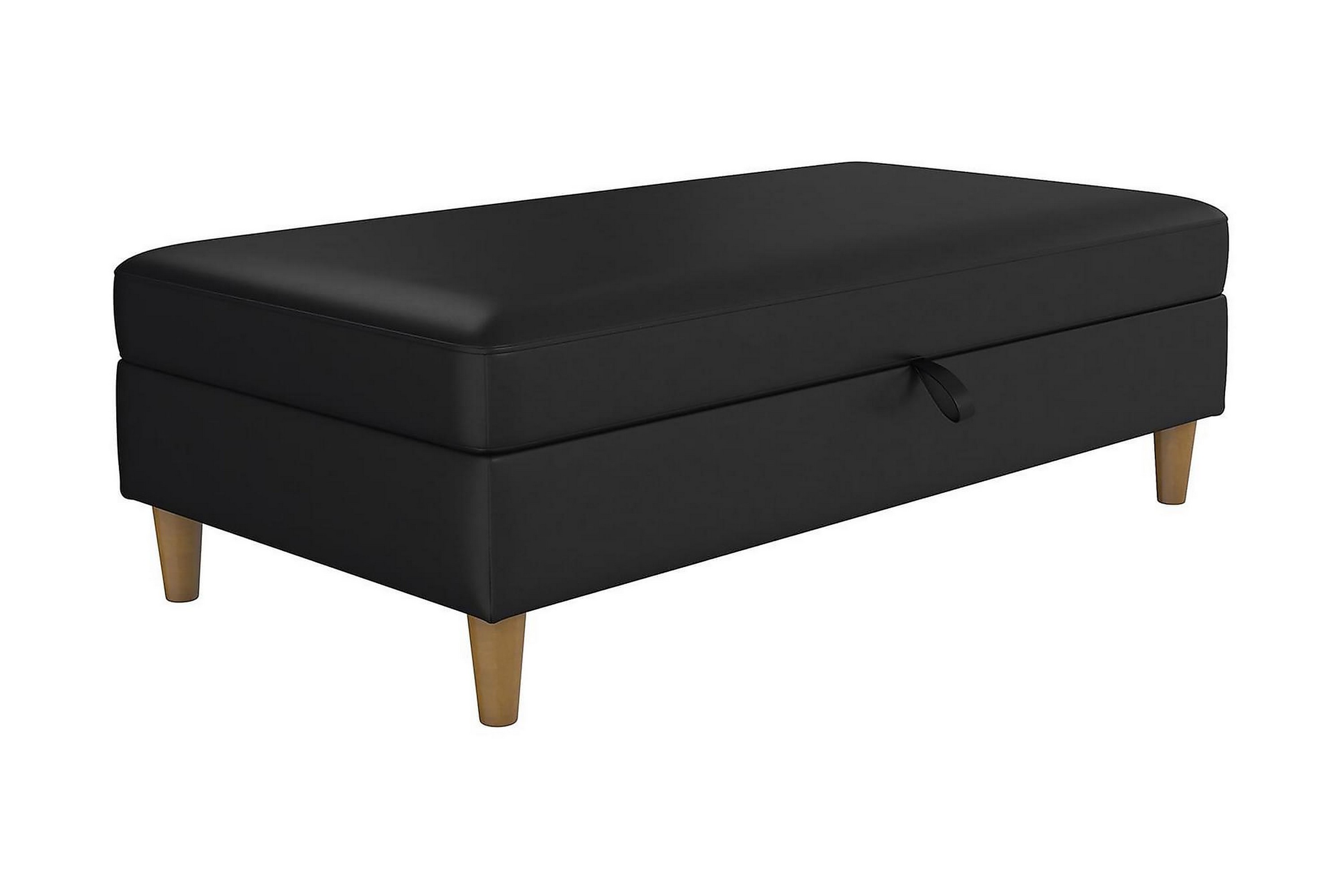 Sittbänk Hartford 130 cm Konstläer/Svart Dorel Home