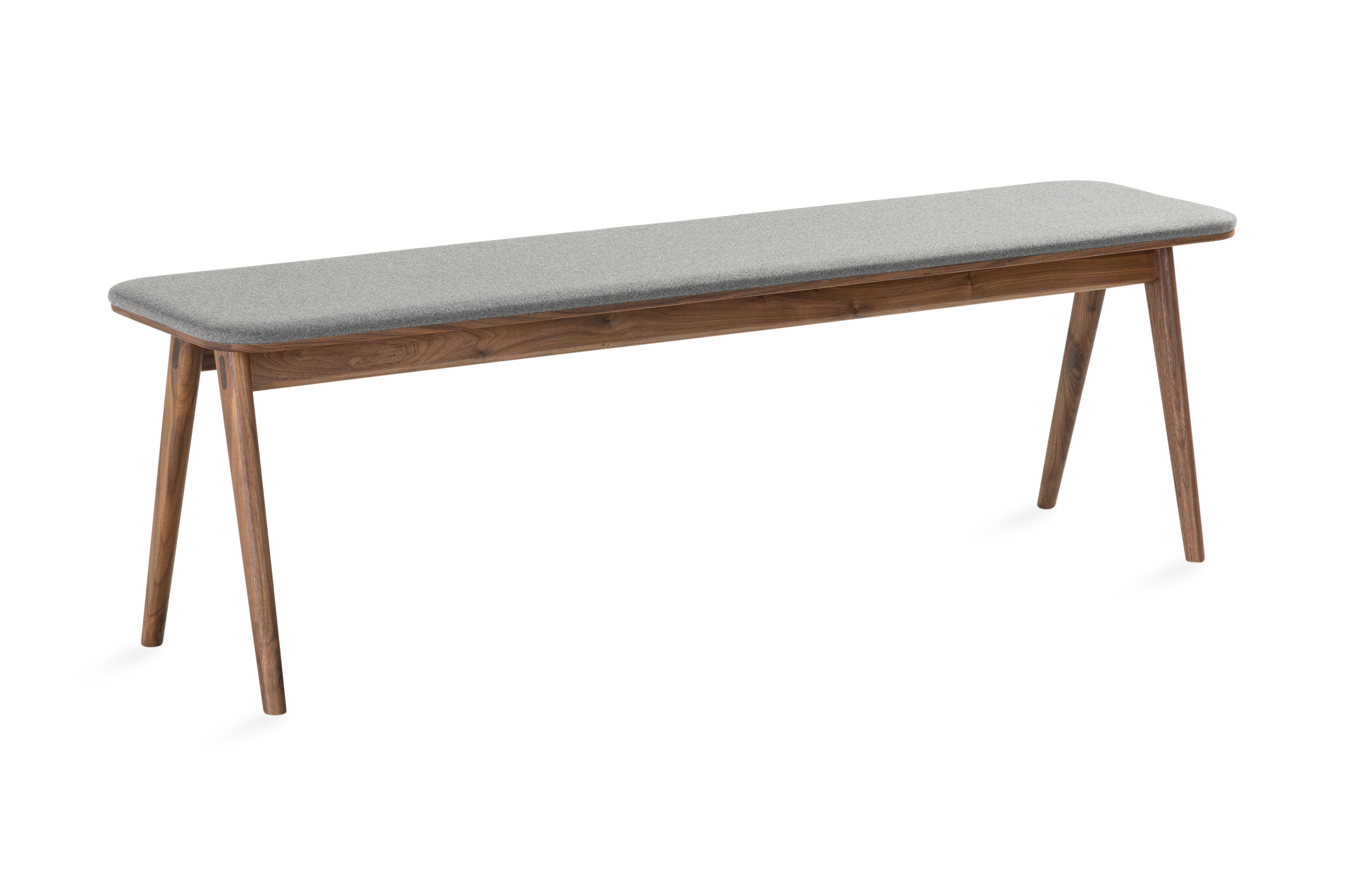 Skagana Sittbänk Smal träbänk 150 cm hall kök Massiv Ek Brun