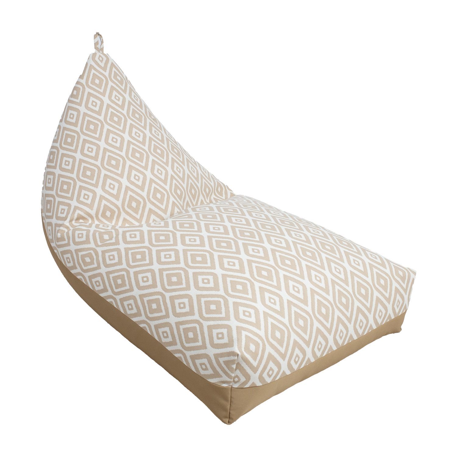 Sittsäck Viknor 130x80x20/70 cm - beige romber/beige