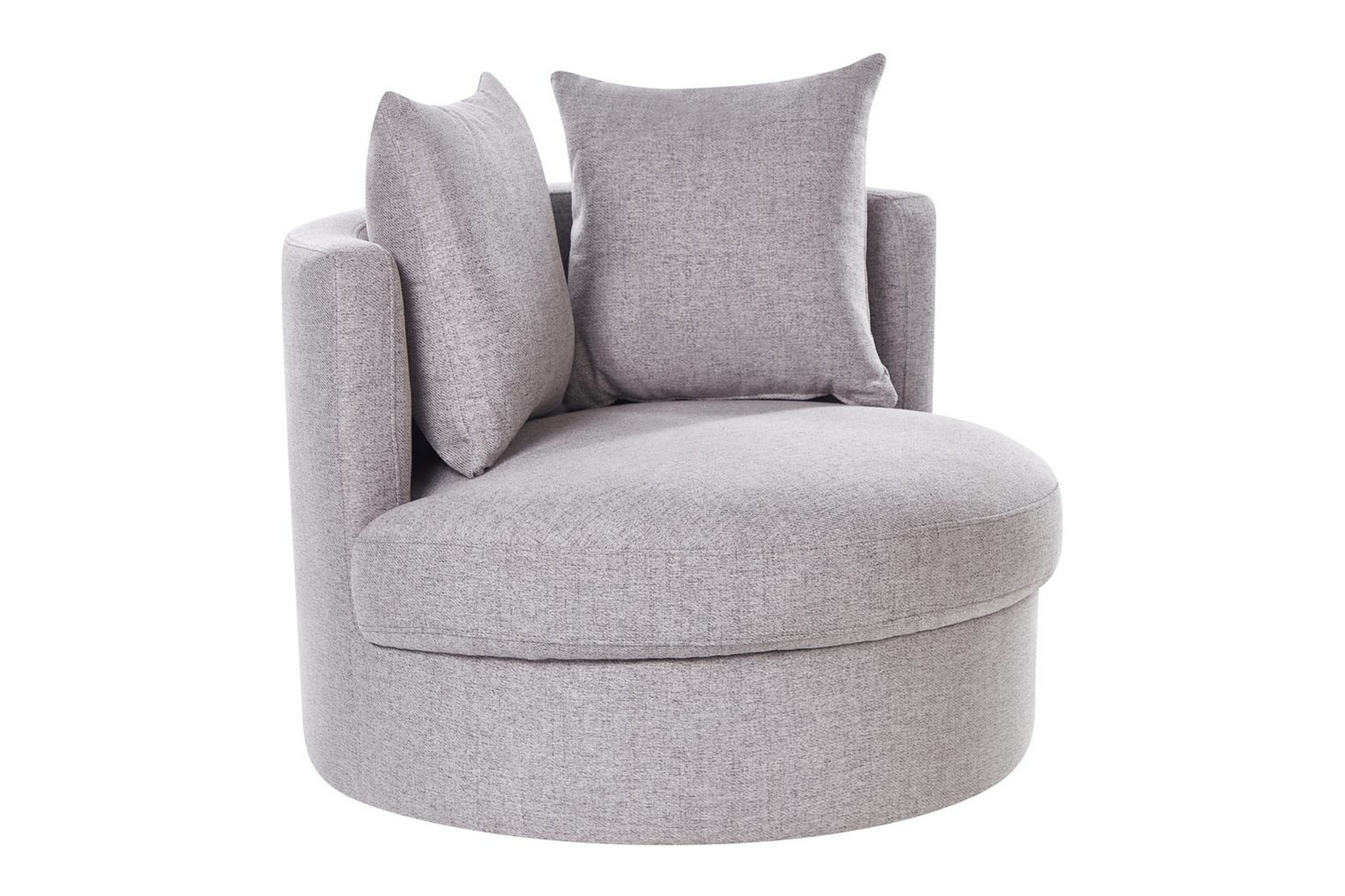 svängbar fåtölj dalby - grå