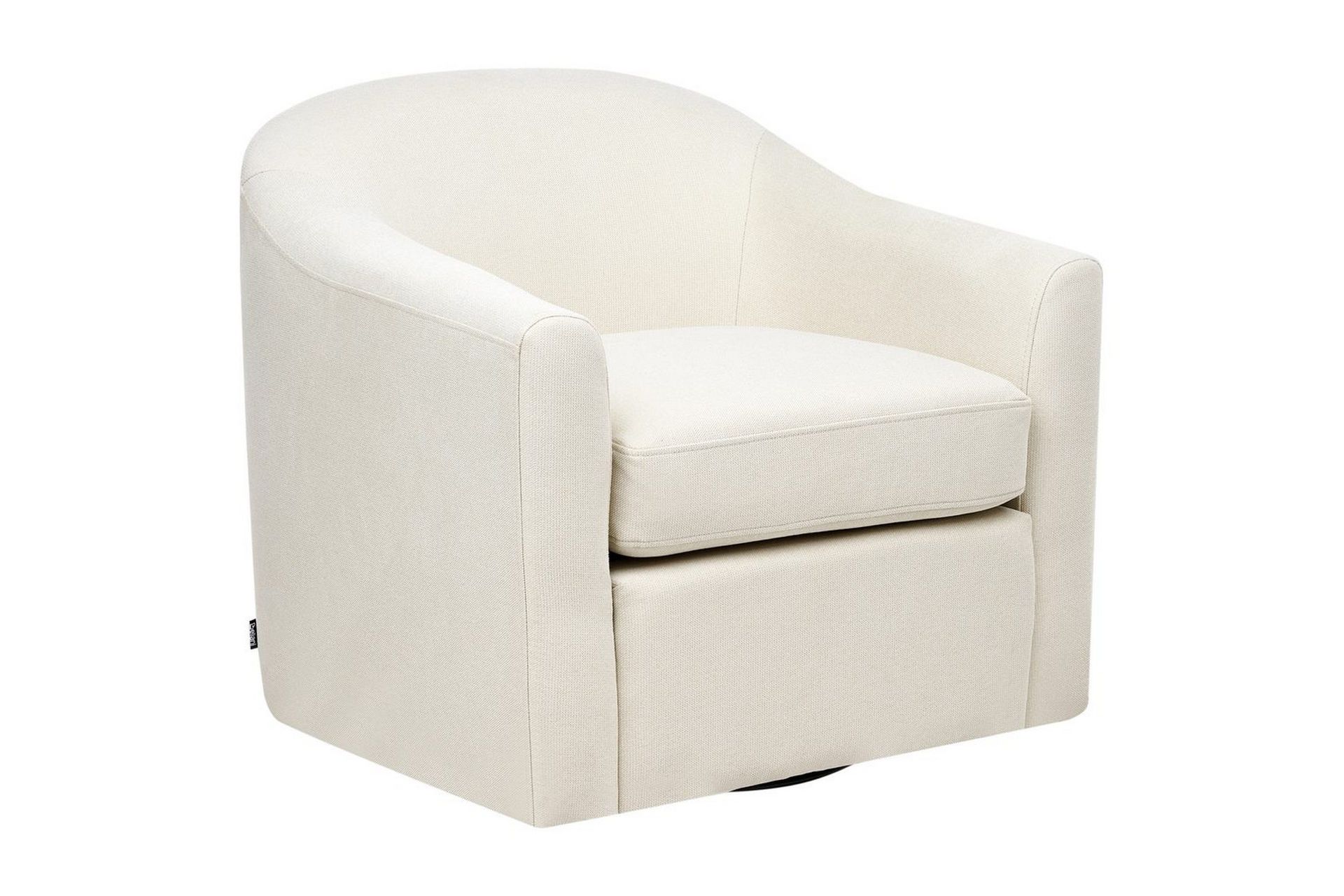 Svängbar fåtölj Magnor - Ljusbeige, svart