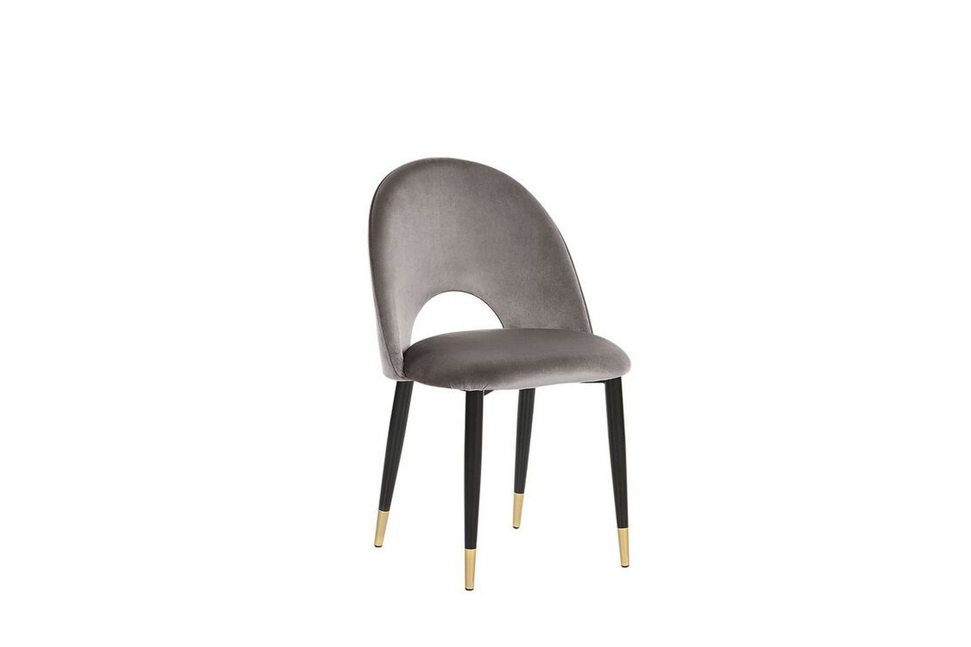 Tavernes Sammetsstol 2-pack - Grå