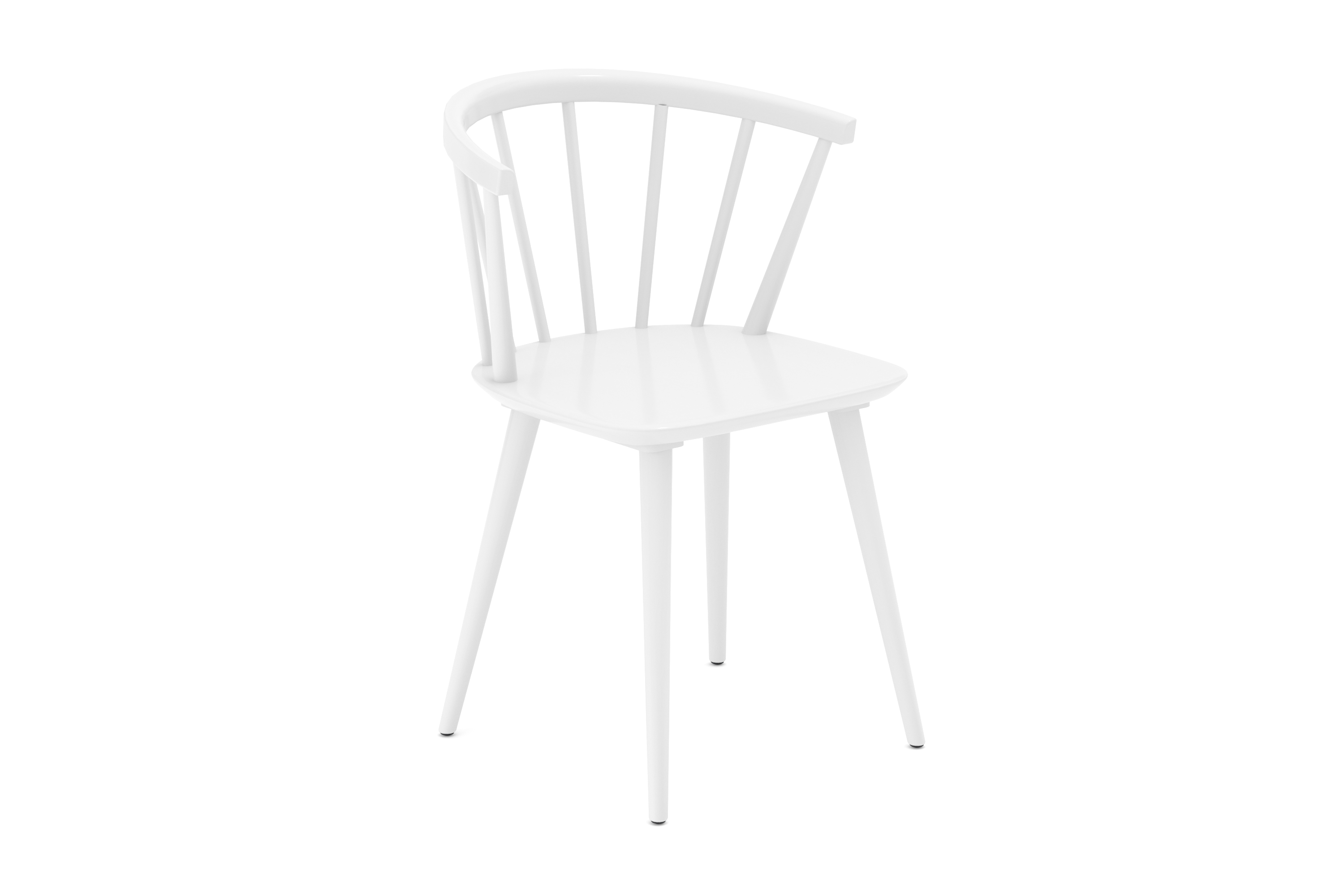 tyrö karmstol & matstol i massiv trä - vit