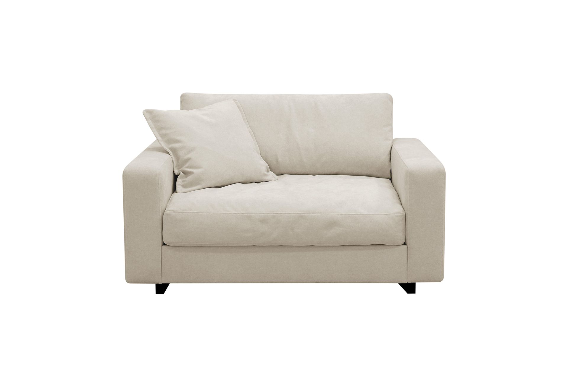 valencia extra djup fåtölj i chenille - beige