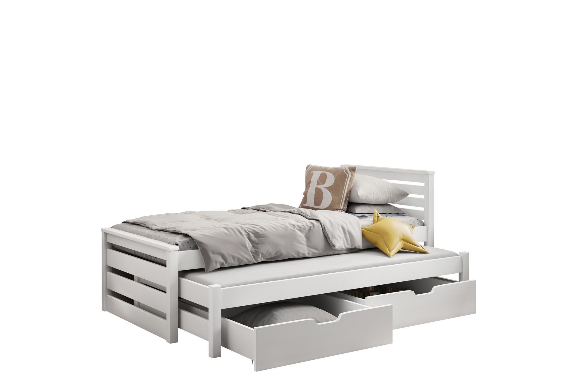 Alderamin S&auml;ngram 80x180 cm - Vit