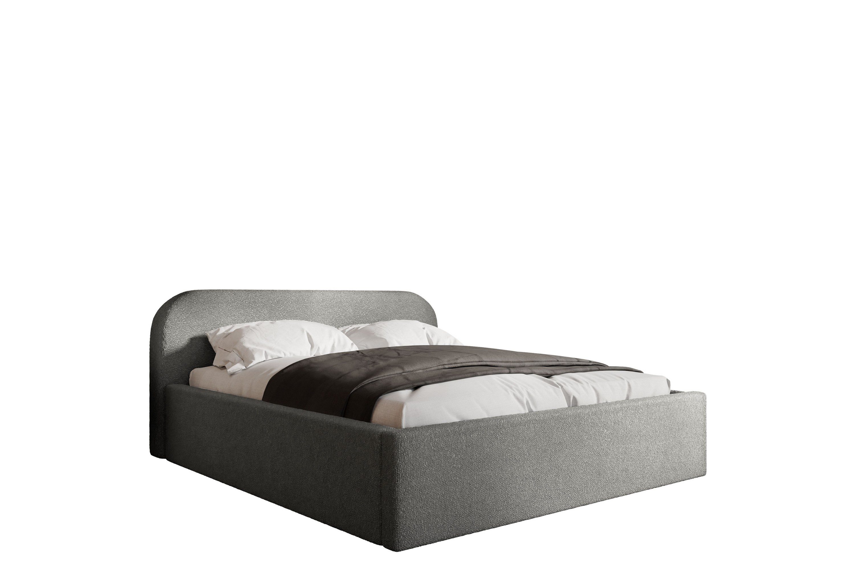 alfiya sängram 160x200 cm - grå