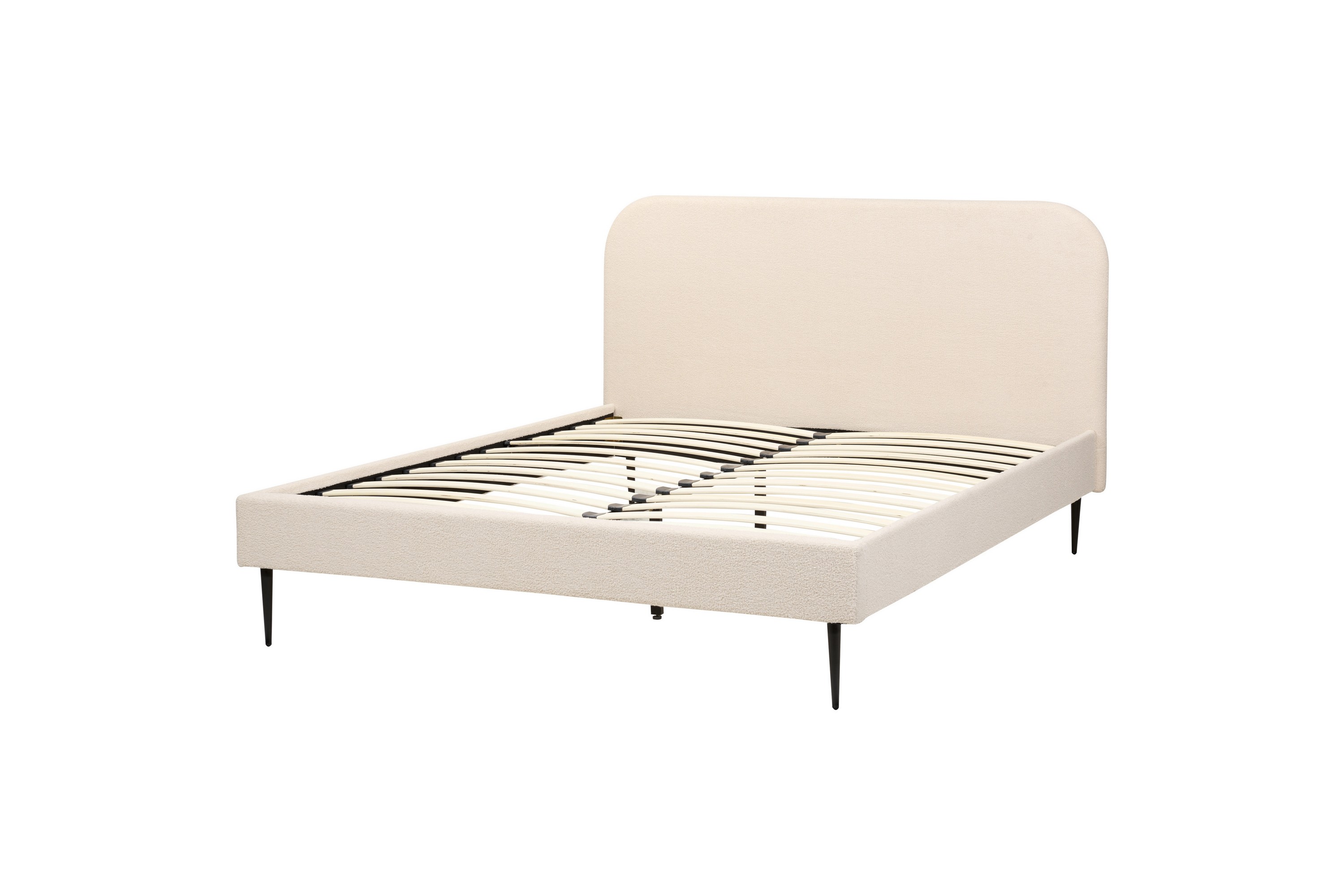 baako sängram 160x200 cm - beige/svart