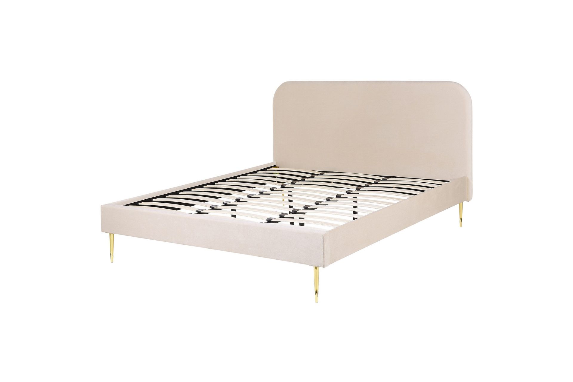 Baako S&auml;ngram 180x200 cm - Beige/Guld