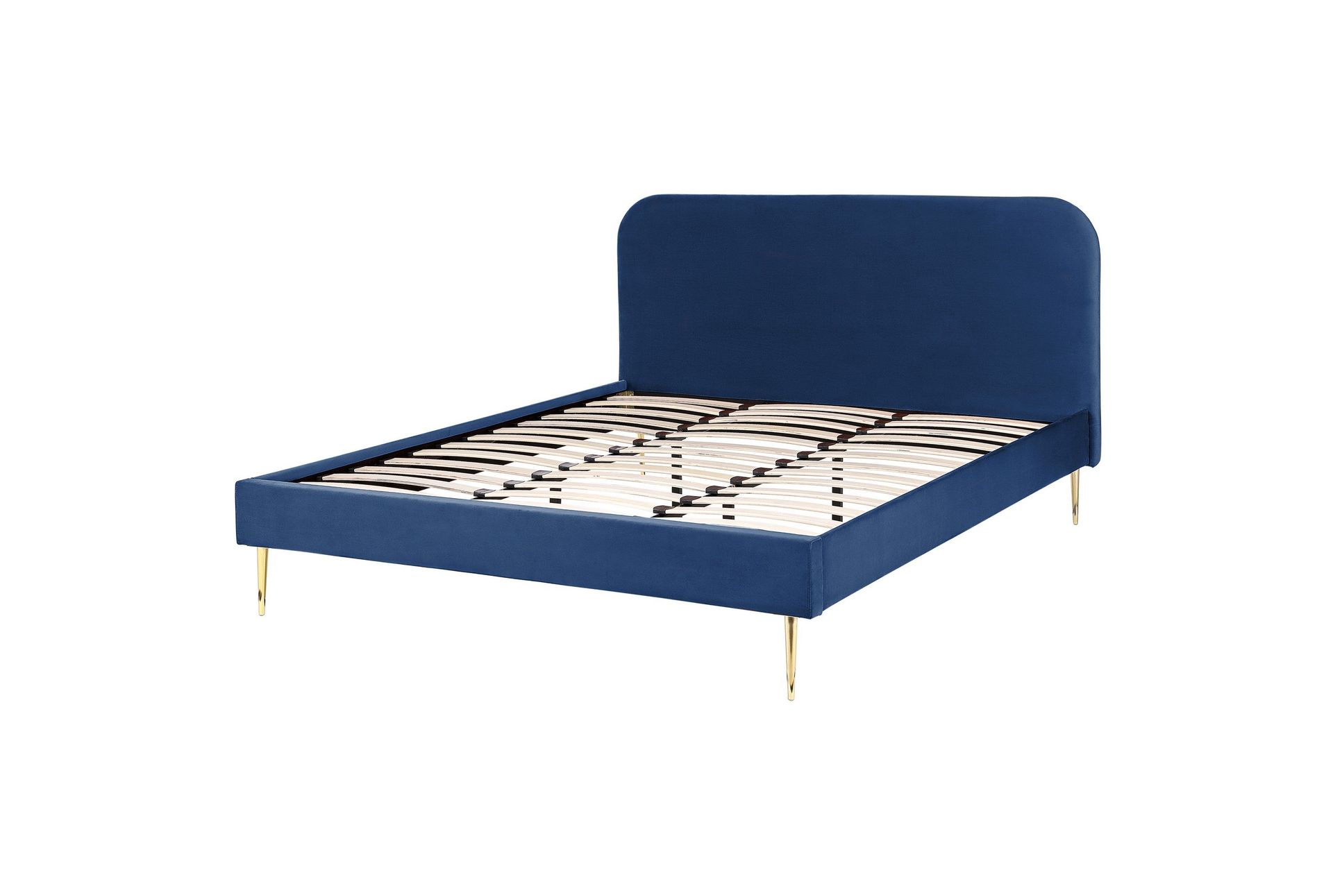 Baako S&auml;ngram 180x200 cm - Bl&aring;/Guld