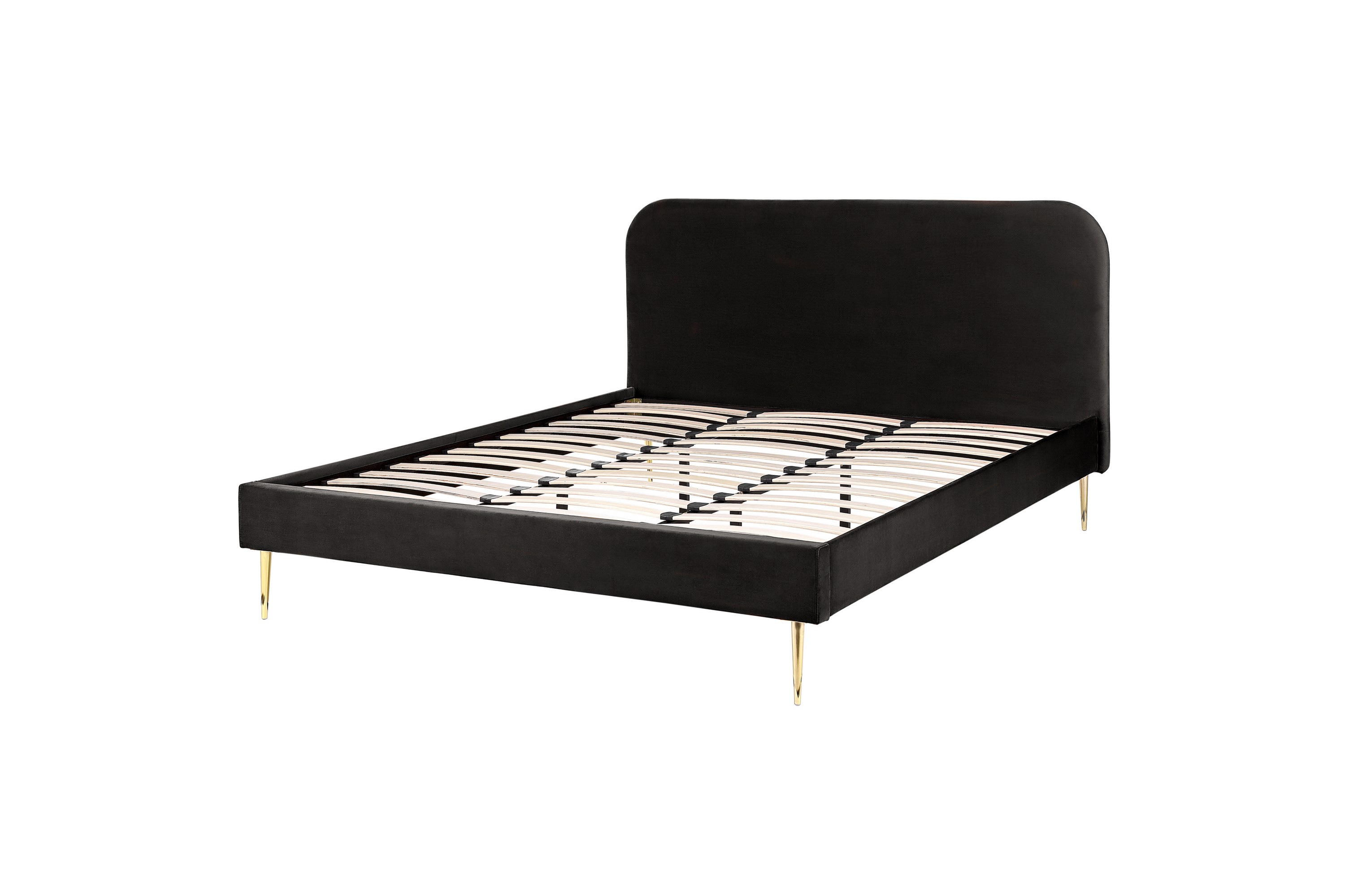 baako sängram 180x200 cm - svart/guld