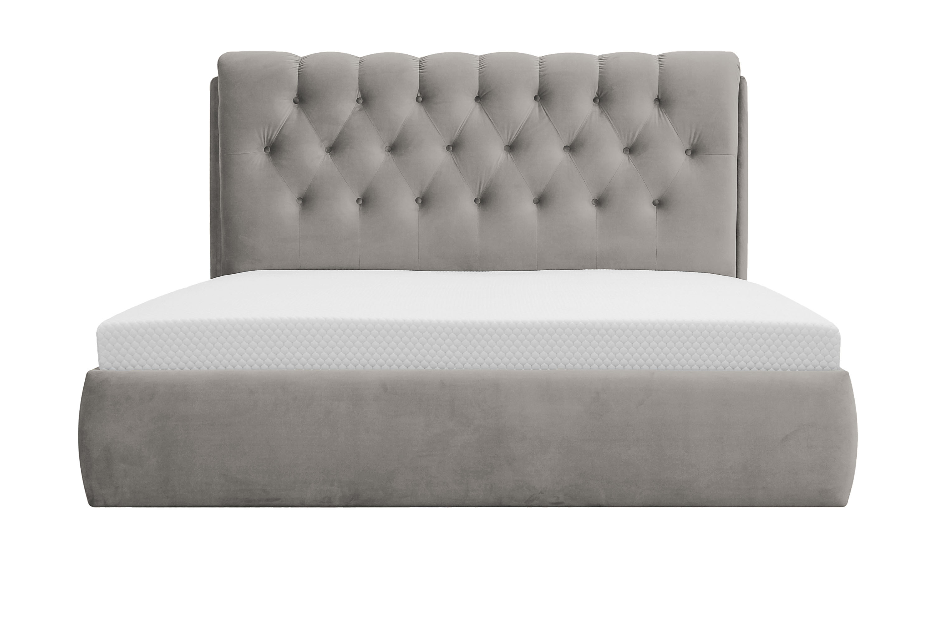 Bedford Sängpaket med Förvaring 160x200 cm Grå