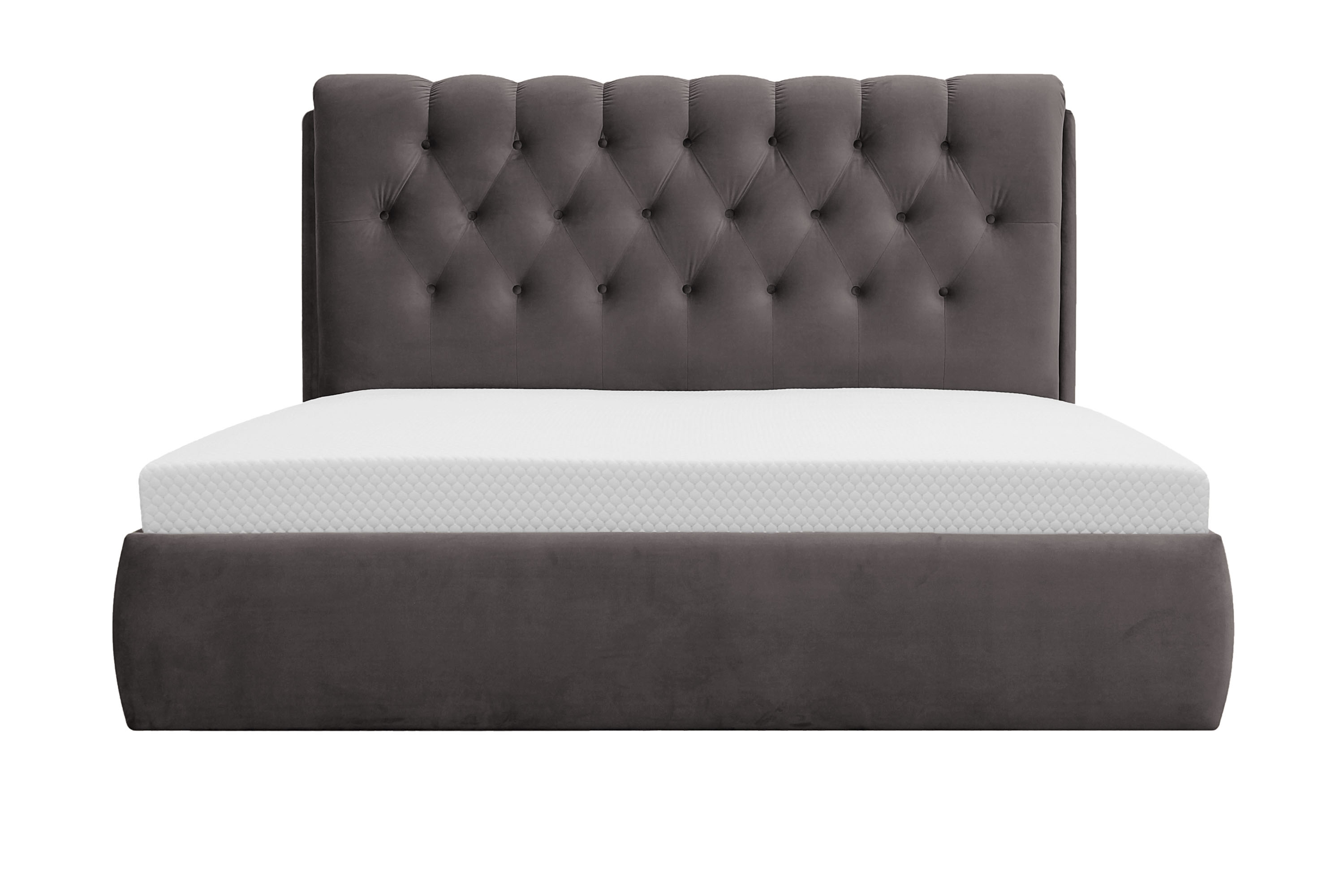 Bedford Sängpaket med Förvaring 180x200 cm Mörkgrå