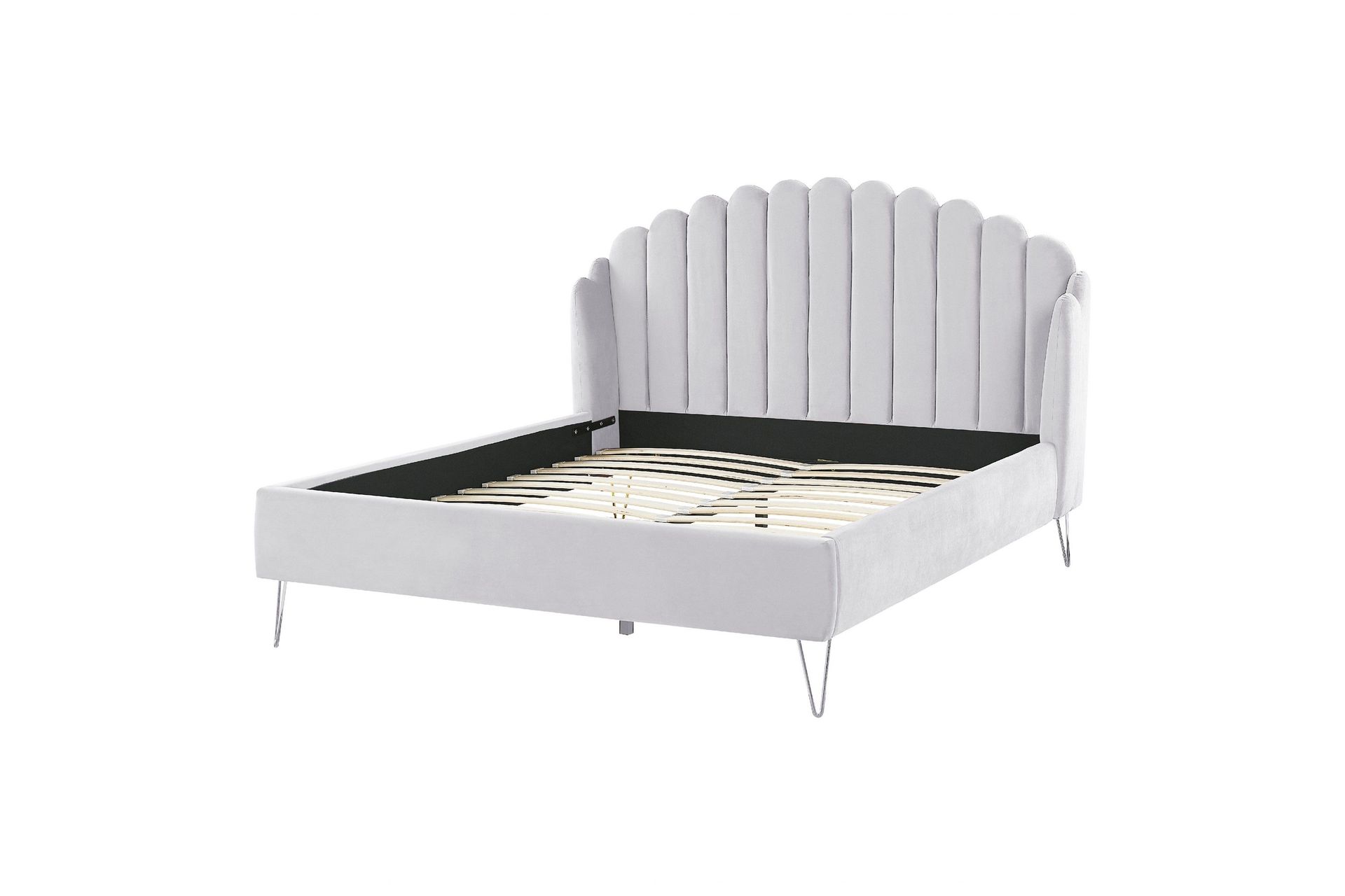 Benicio S&auml;ngram 160x200 cm - Gr&aring;/Guld