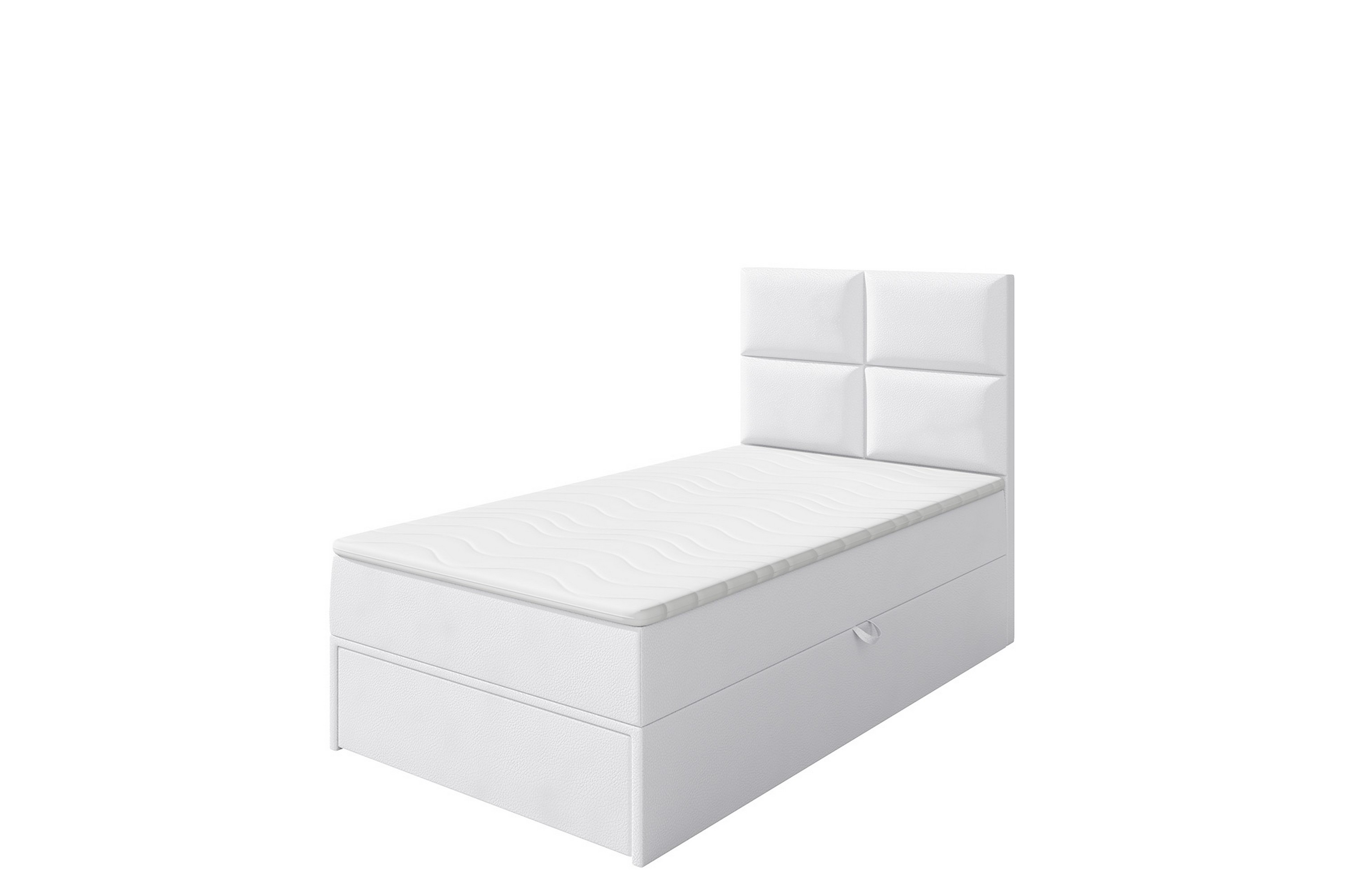 Bodskatan Sängpaket Kontinentalsäng 100x200 cm Vit