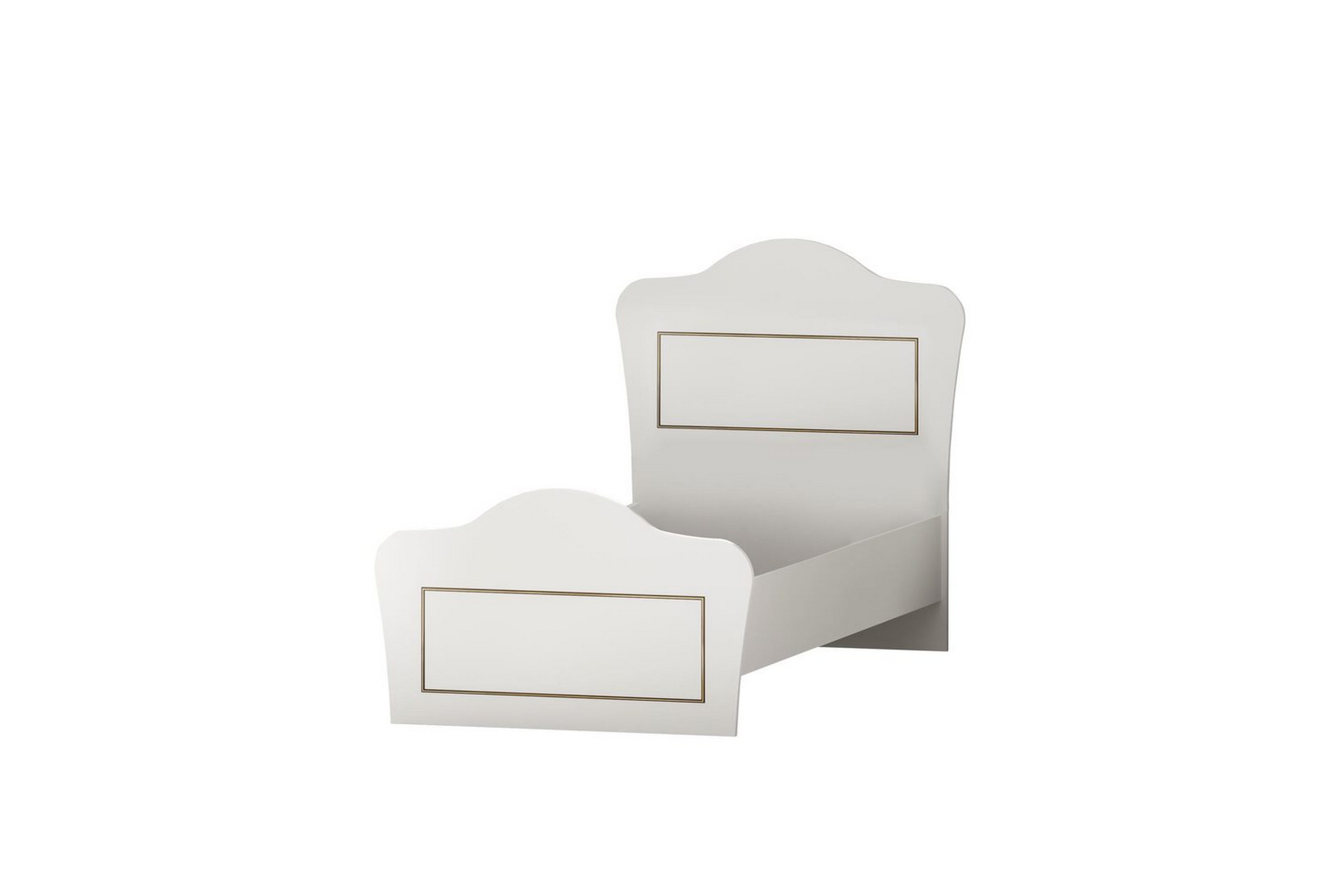 brynor sängram 90x190 cm - matt vit