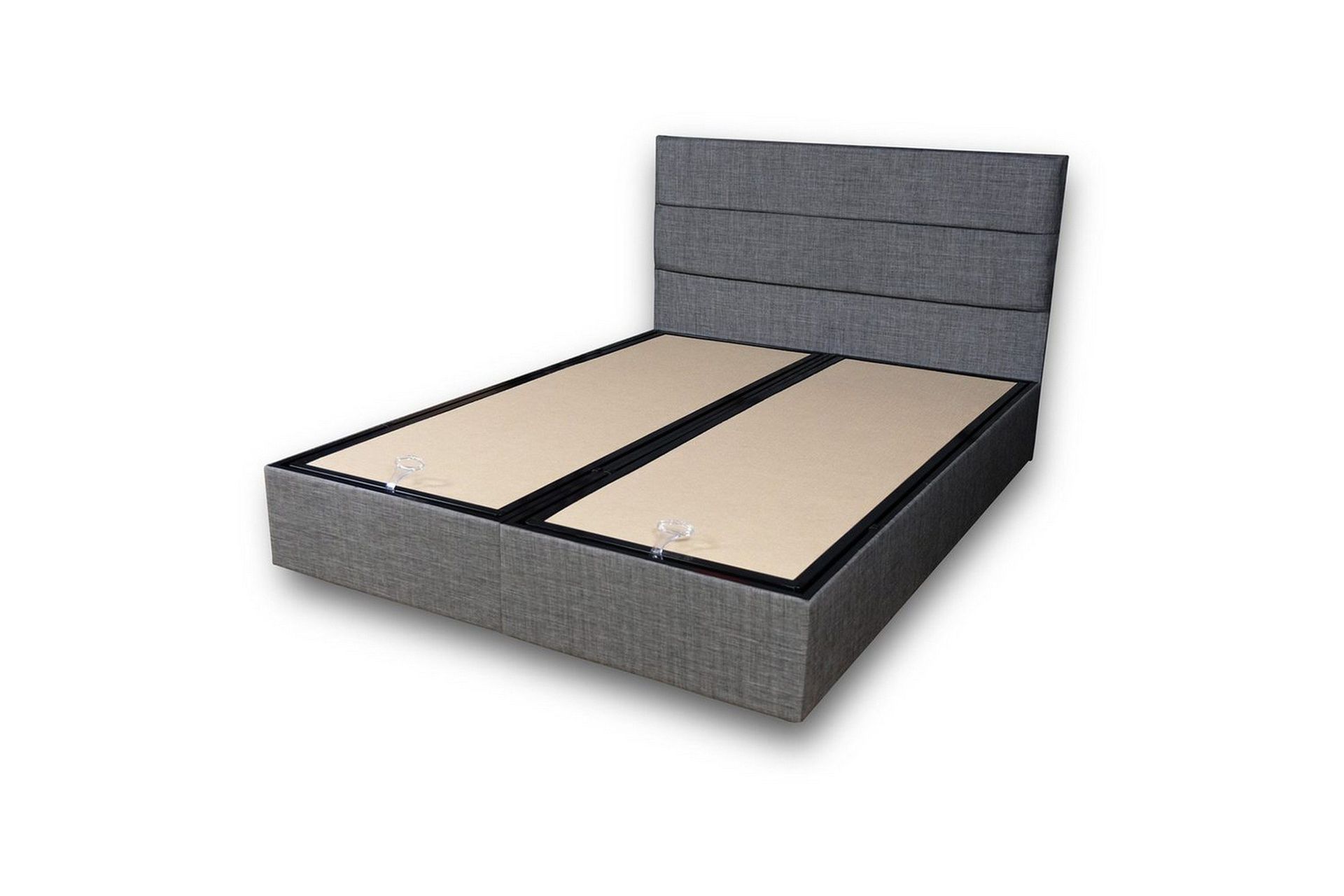 Dubbel S&auml;ngram & S&auml;nggavel Argentu Grey - 140 x 190 x 38 cm