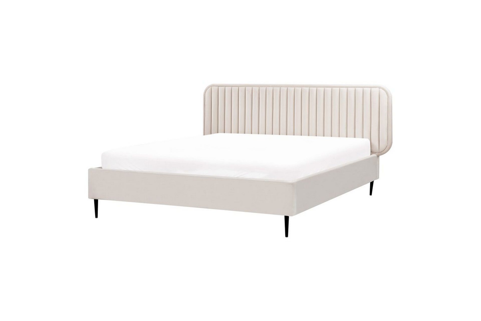 Dubbels&auml;ng Brin med lamellram Beige-Svart, 160x200 cm - Beige-Svart, 160x200 cm