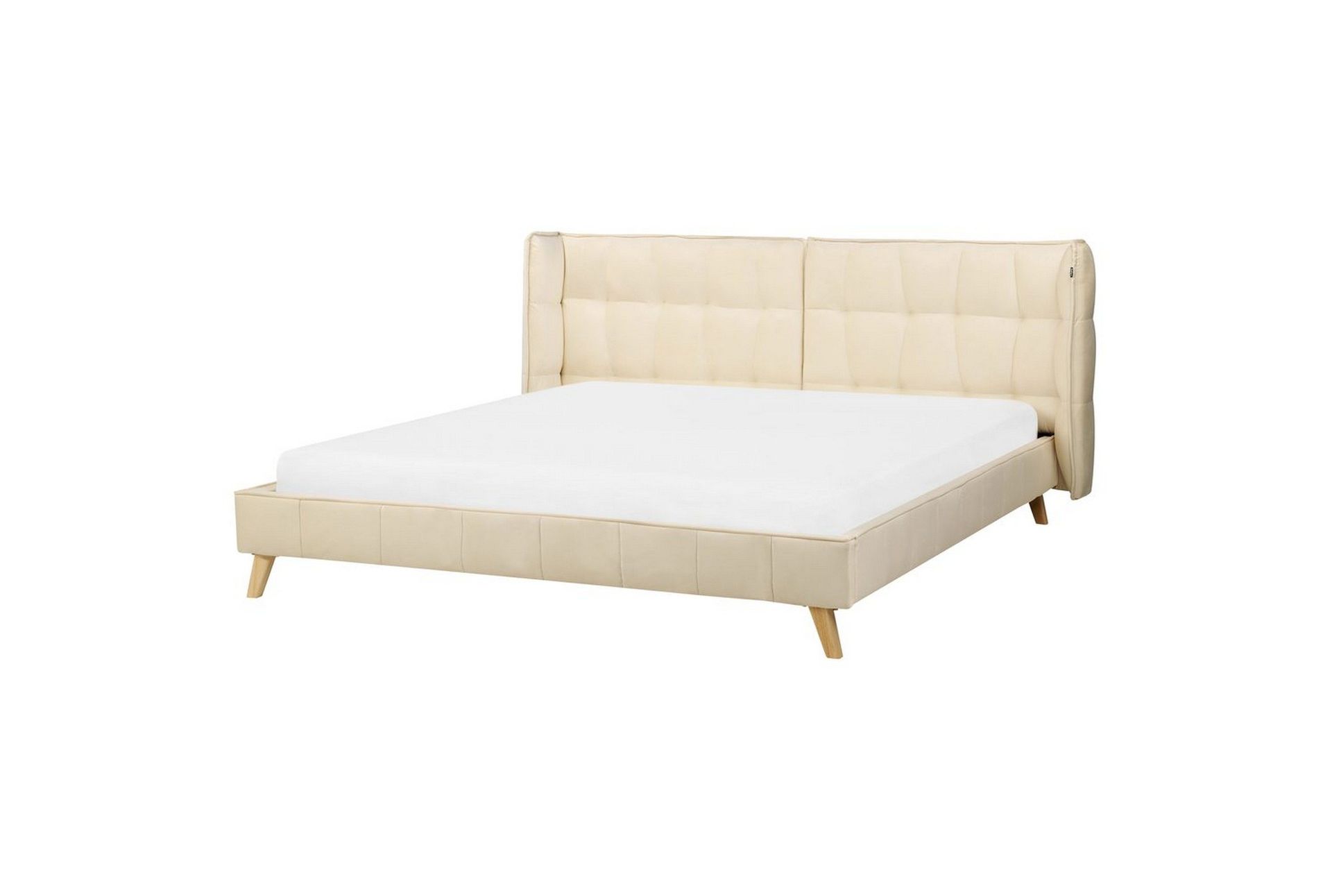 Dubbels&auml;ng Senlis med lamellram 180x200 cm - 180x200 cm
