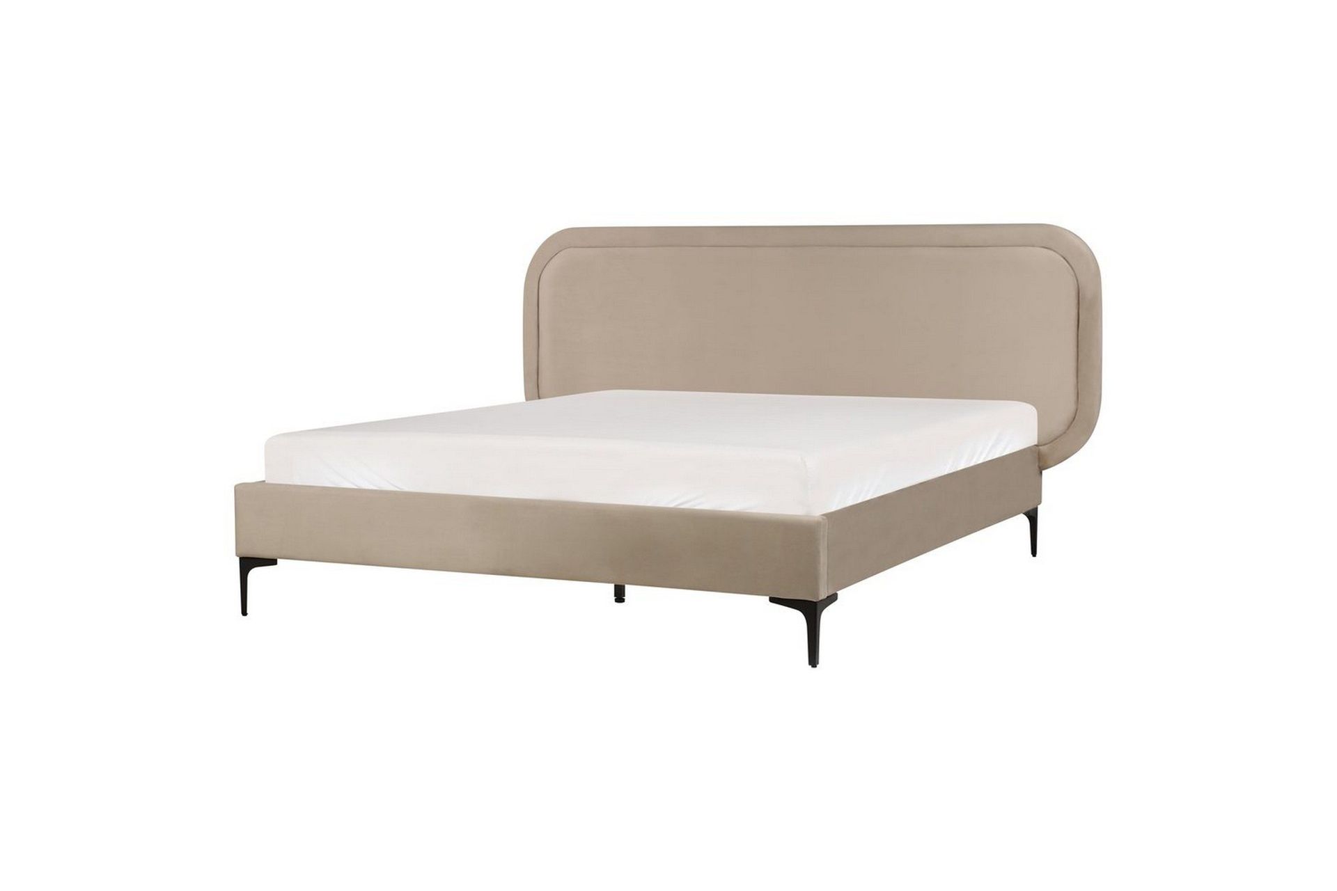 Dubbels&auml;ng Suzette med lamellram Beige, 160x200 cm - Beige, 160x200 cm