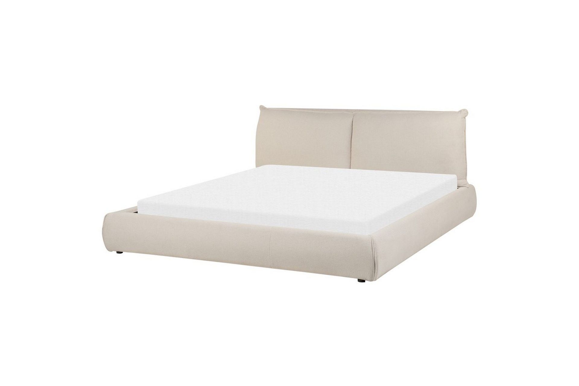 Dubbels&auml;ng Vinay med lamellram Beige, 180x200 cm - Beige, 180x200 cm