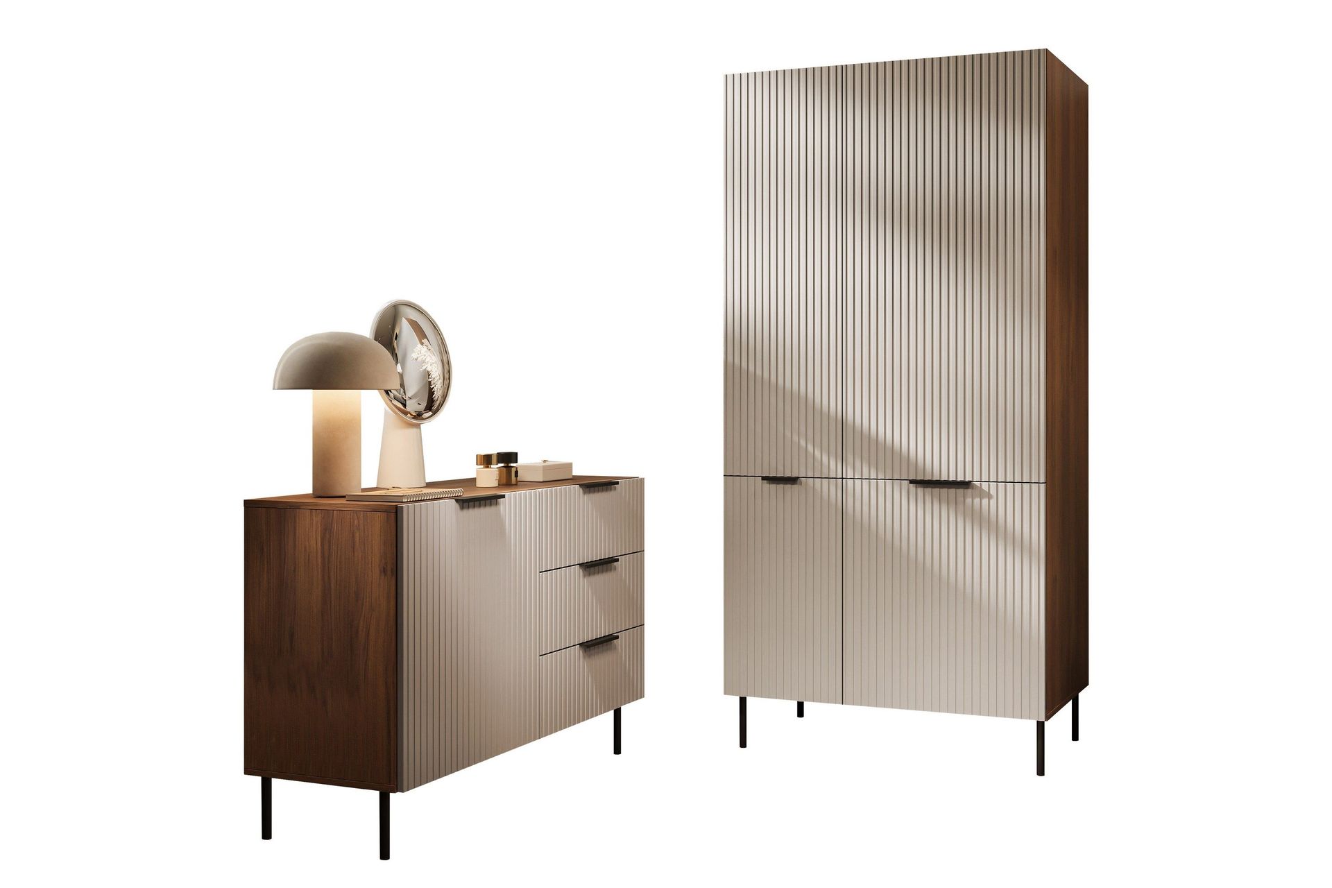 Fiesta Möbelset För Sovrum - Brun/Beige