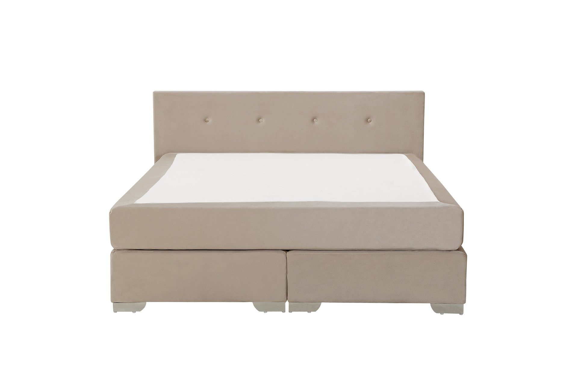 Filipa S&auml;ngram 180x200 cm - Beige/Silver