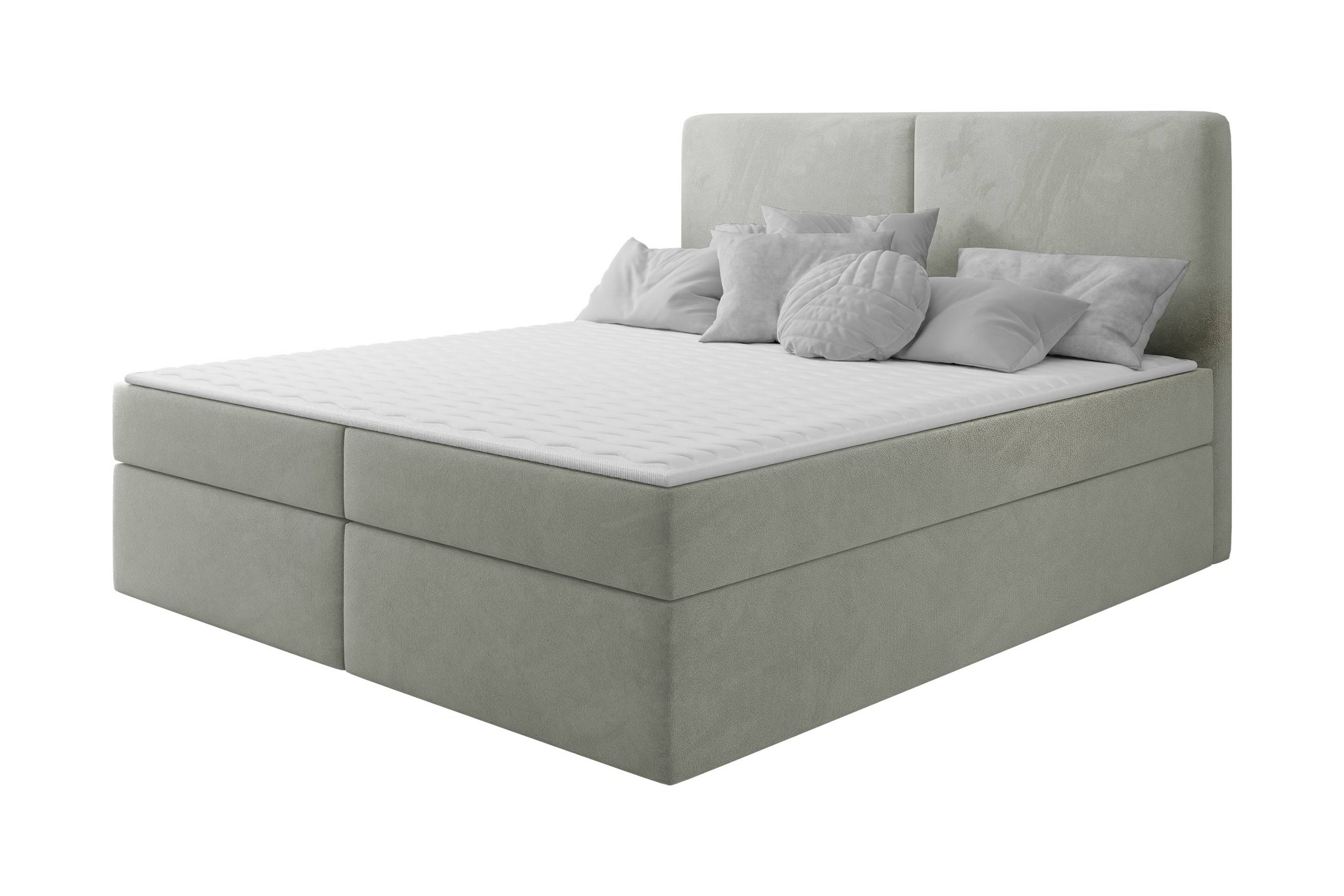 Garris Sängpaket Kontinentalsäng 140x200 cm Ljusgrå