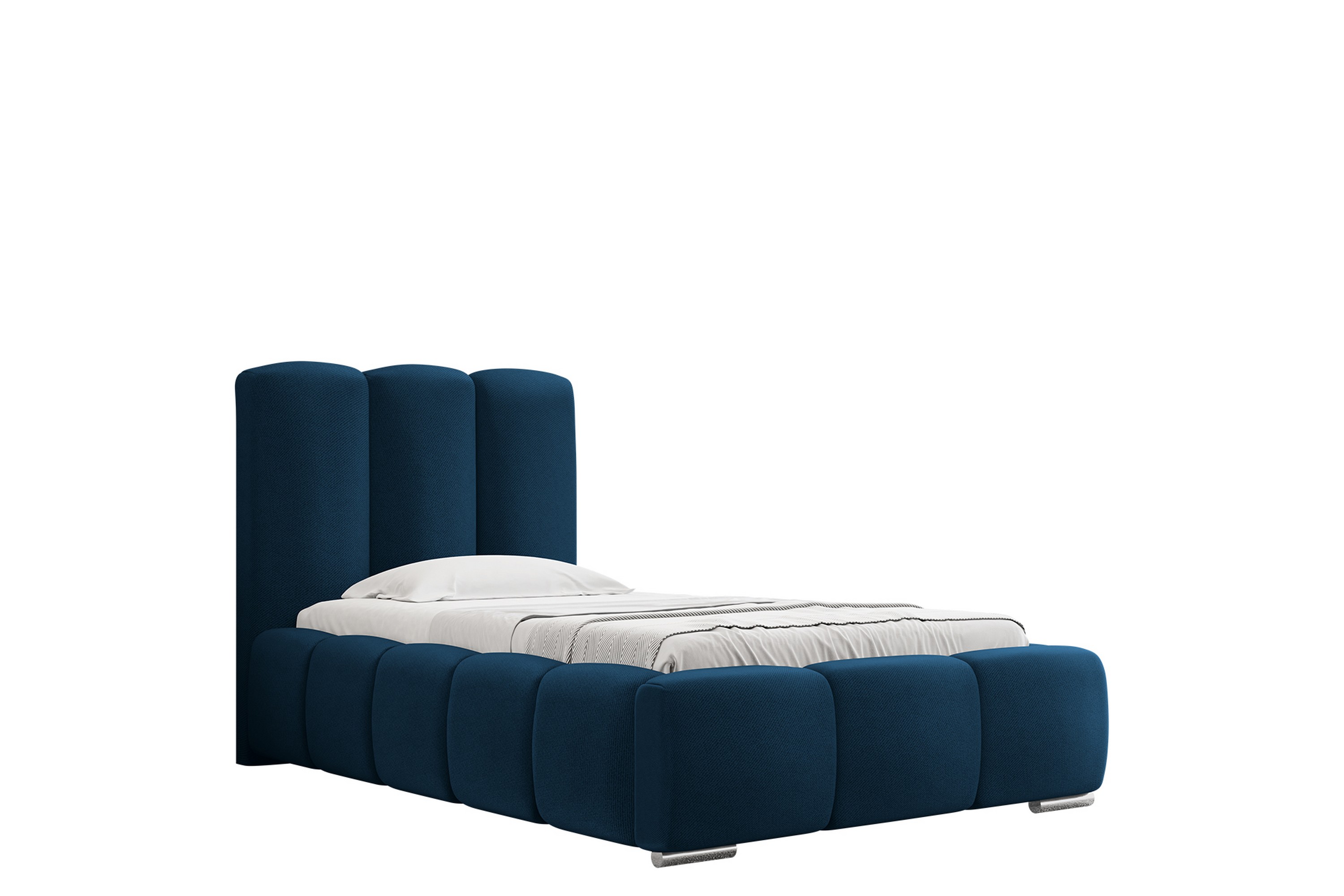 gioia sängram med förvaring 90x200 cm - blå