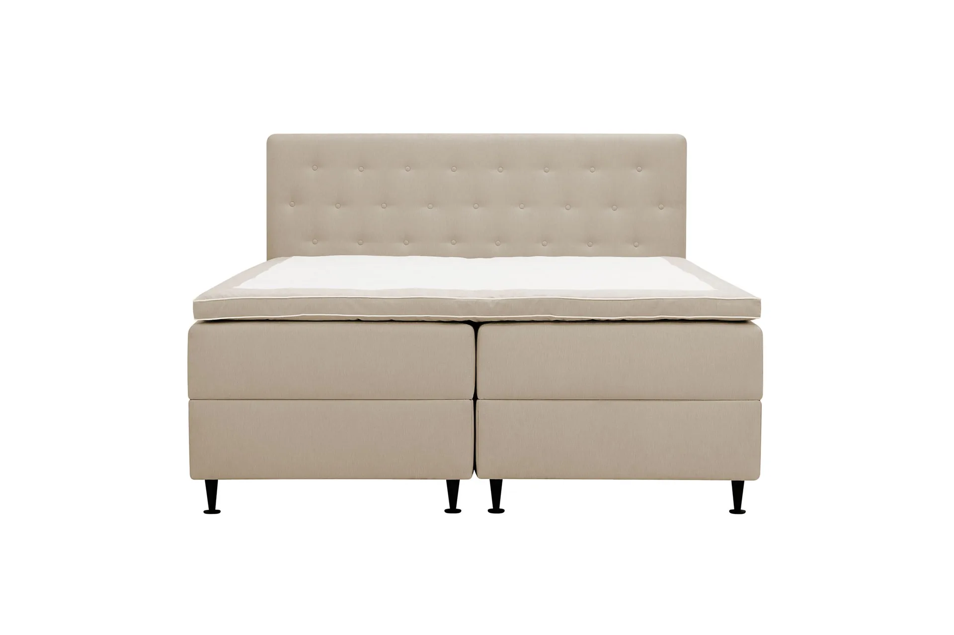 Hilton Plus Komplett S&auml;ngpaket med F&ouml;rvaring 180x200 cm - Beige