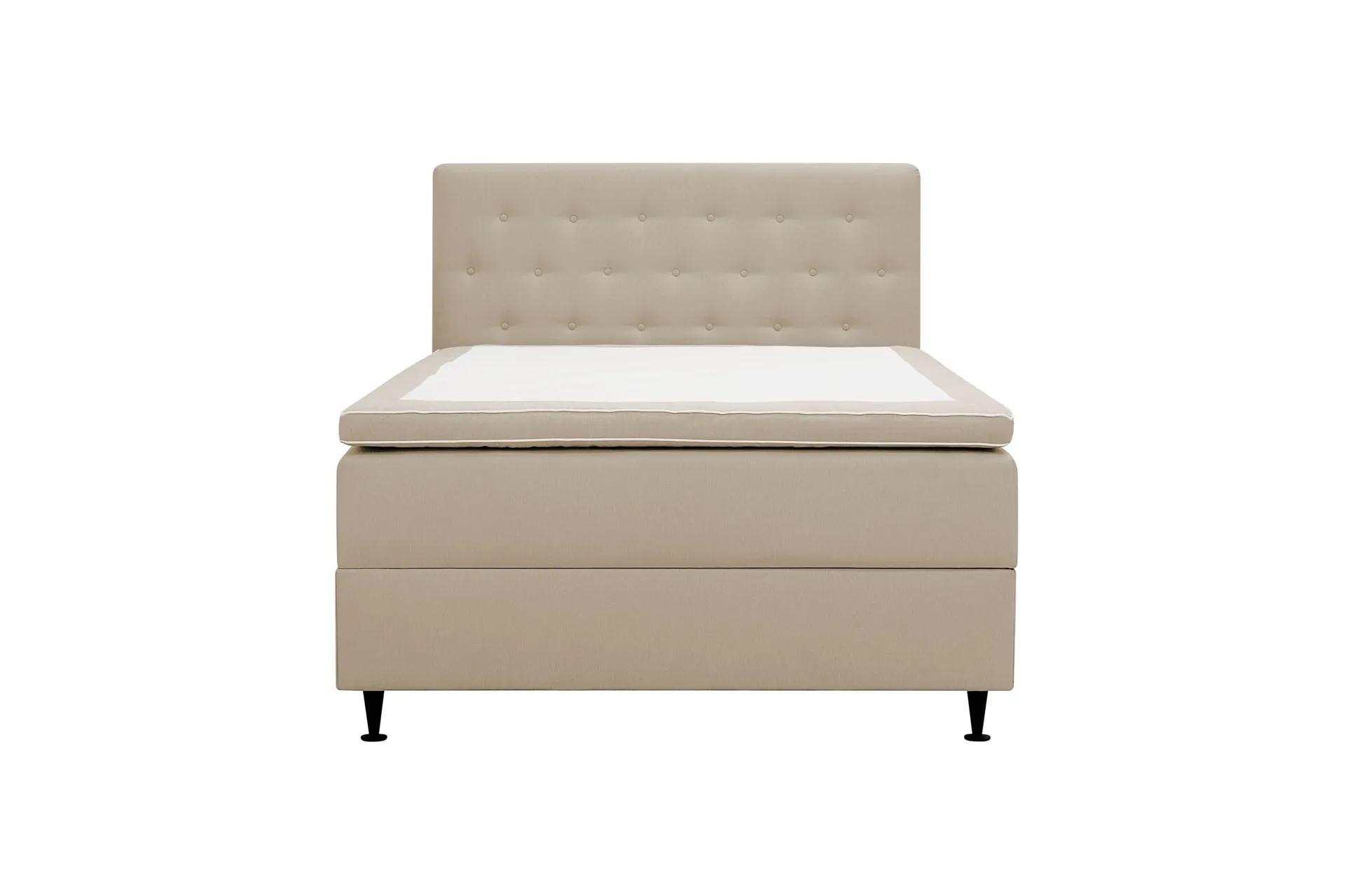 Hilton Plus Komplett S&auml;ngpaket med F&ouml;rvaring 140x200 cm - Beige