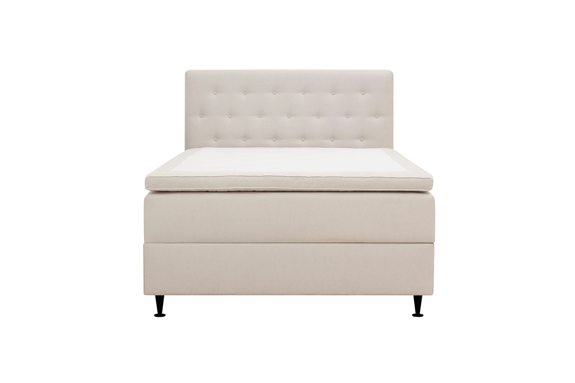 HVILA Plus Komplett S&auml;ngpaket med F&ouml;rvaring 120x200 cm - Ljusbeige