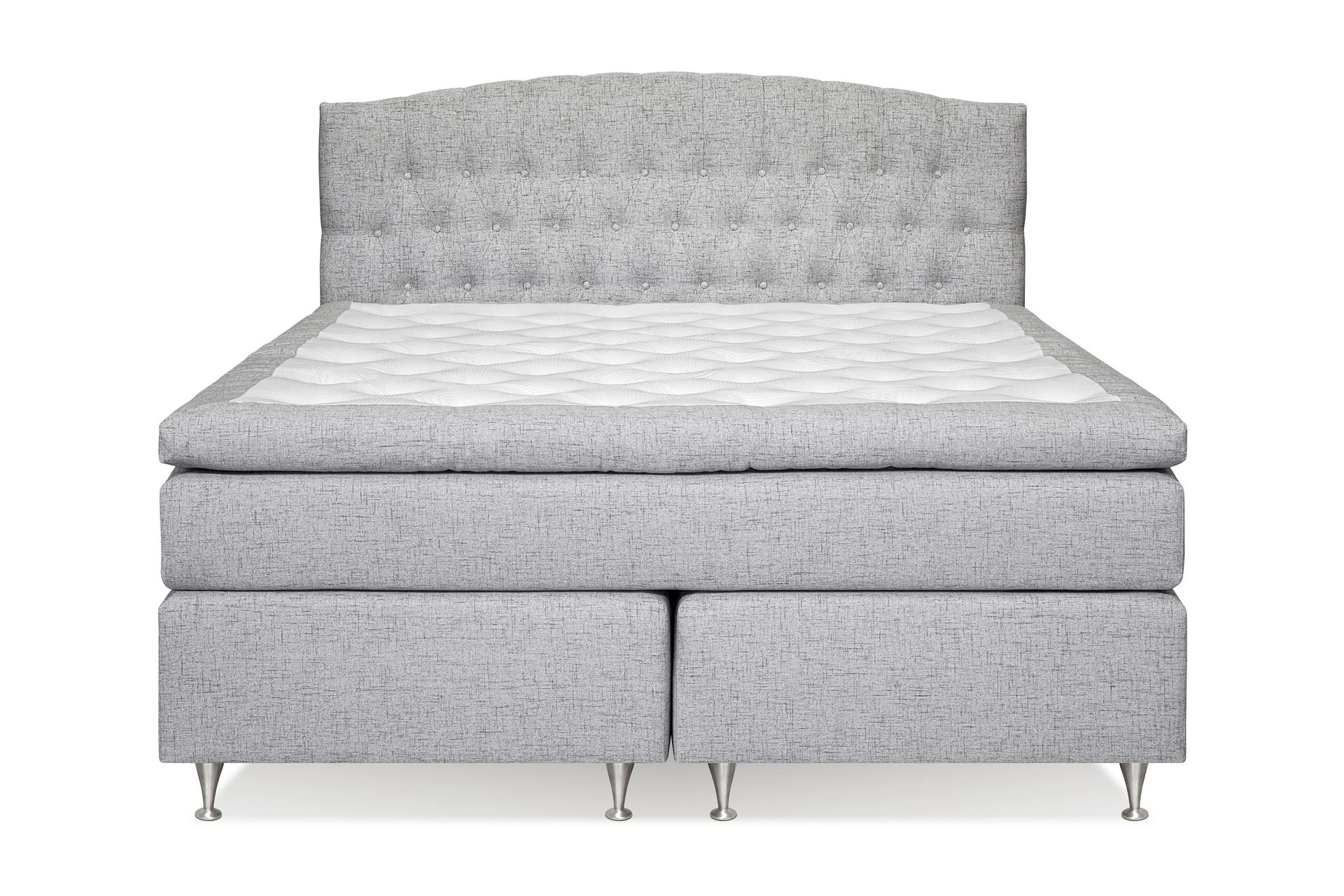 Belda Sängpaket 160x200 Fast/Medium - Ljusgrå