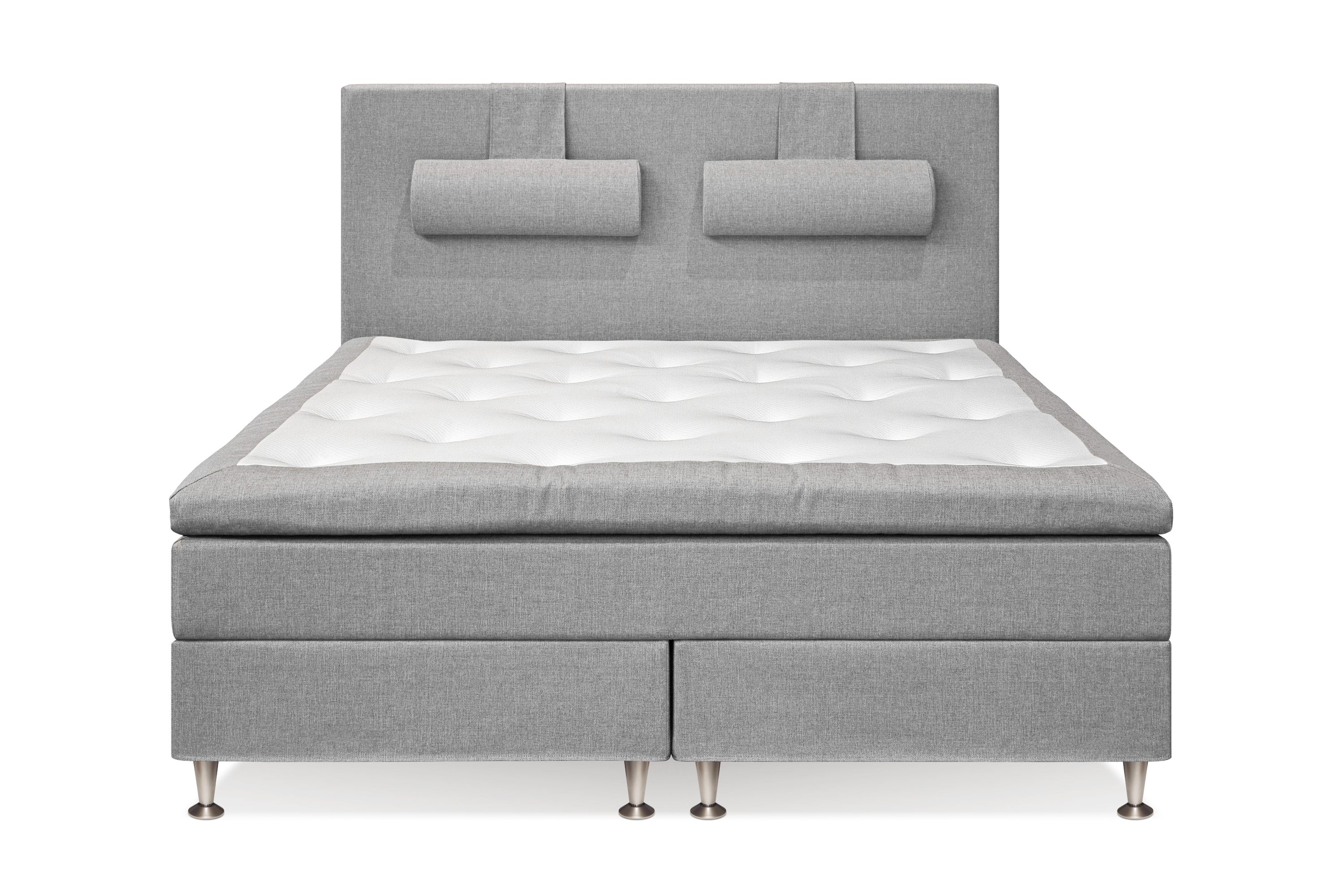Komplett Sängpaket Sofia 160x200 Ljusgråmed nackkudde