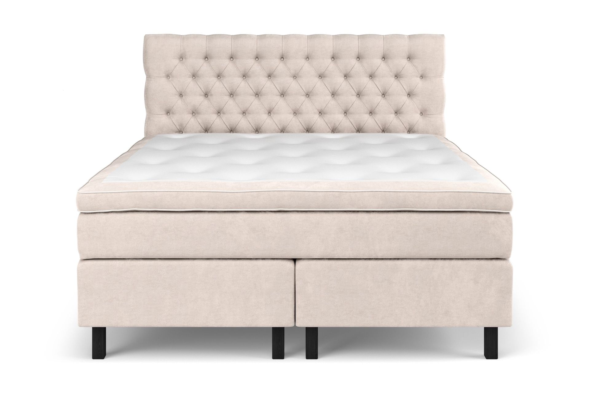 Celine Sängpaket 160x200cm - Beige/Sammet