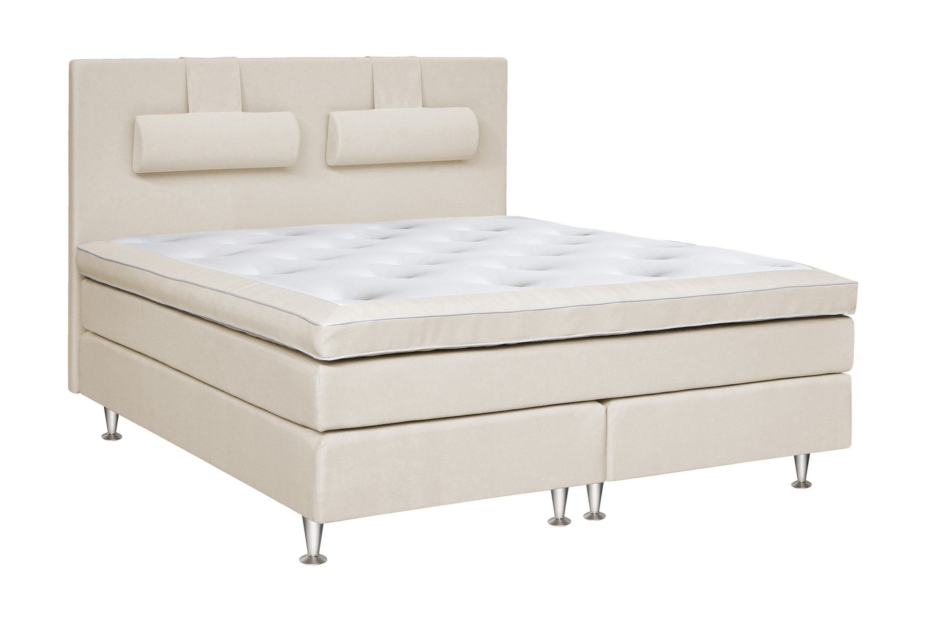 Charleston Kontinentalsäng 160x200 Fast Valbar Malaga - Malaga Beige