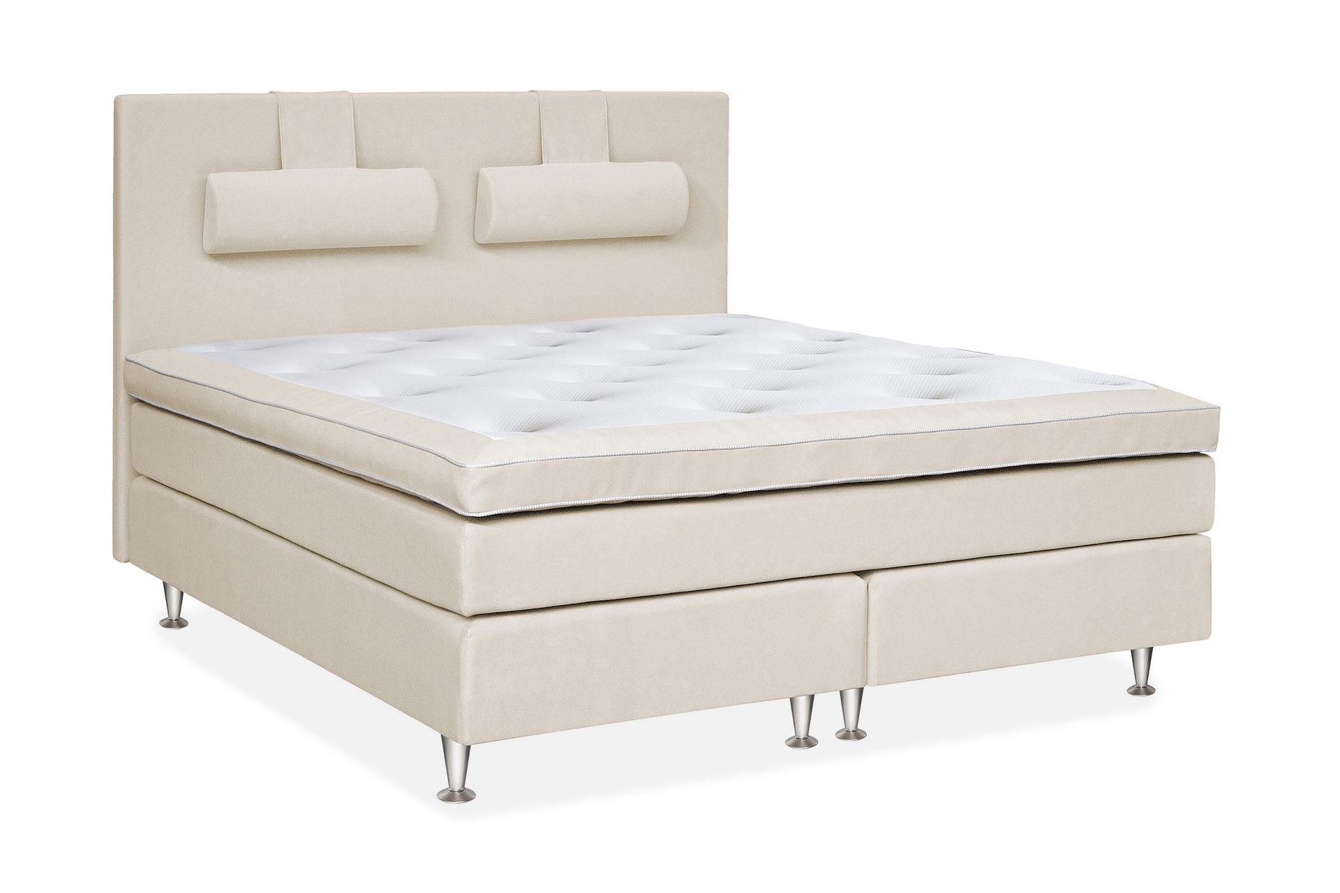 Charleston Kontinentalsäng 180x200 Fast Valbar Malaga - Malaga Beige