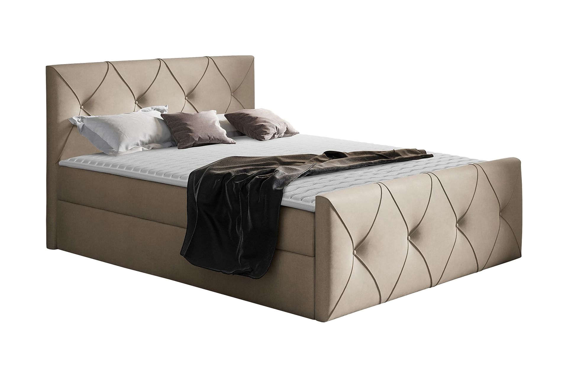 Crystalina Lux Kontinentalsäng 200x200 cm -