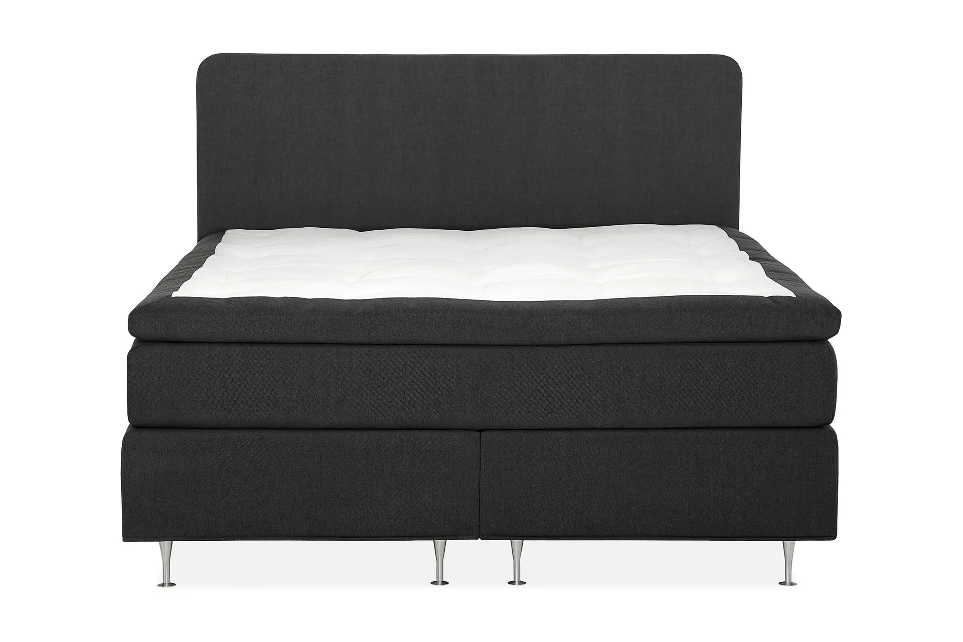 Dolly Kontinentalsäng 180x200cm Memoryfoam - Mörkgrå Svarta Ben