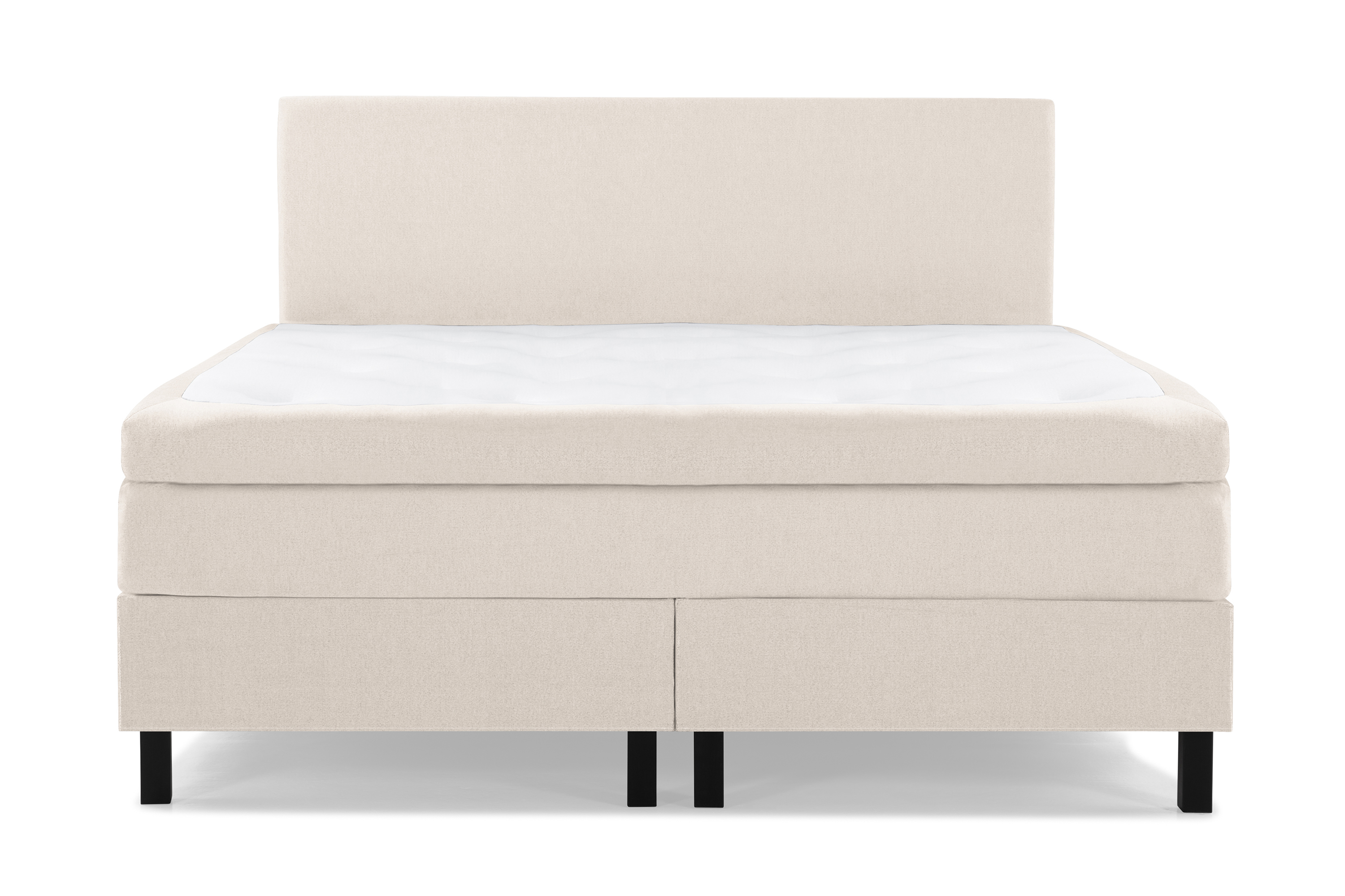 Komplett Sängpaket Olivia 160x200 Slät Sänggavel Beige Latex