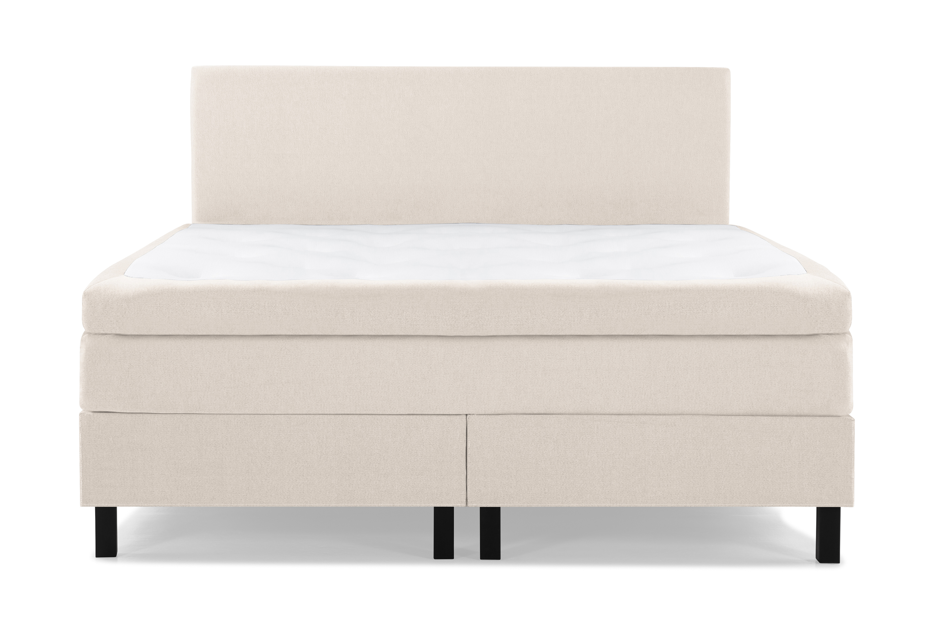 Komplett Sängpaket Olivia 160x200 Slät Sänggavel Beige Polyeter