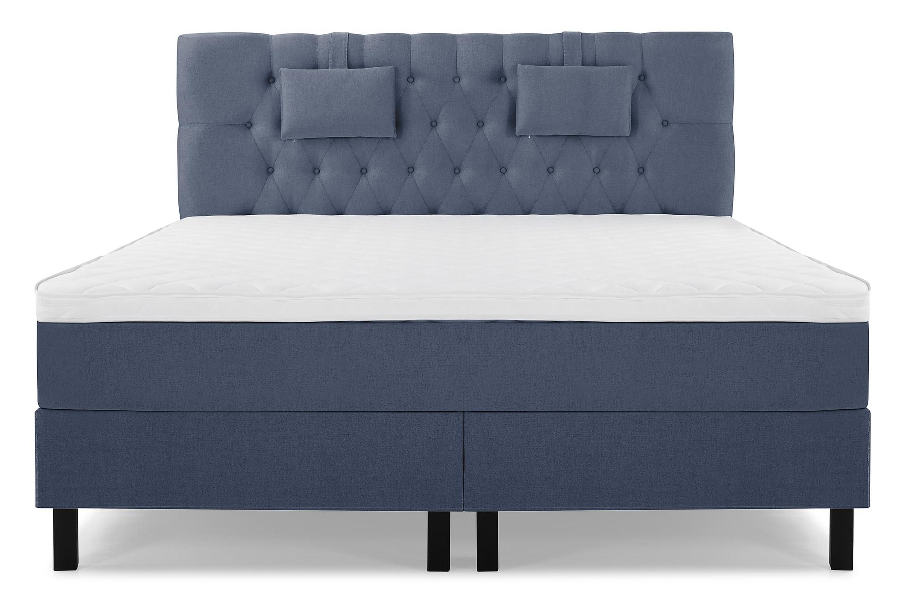 Komplett Sängpaket Olivia 180x200 Skum Diamant Sänggavel Mörkblå